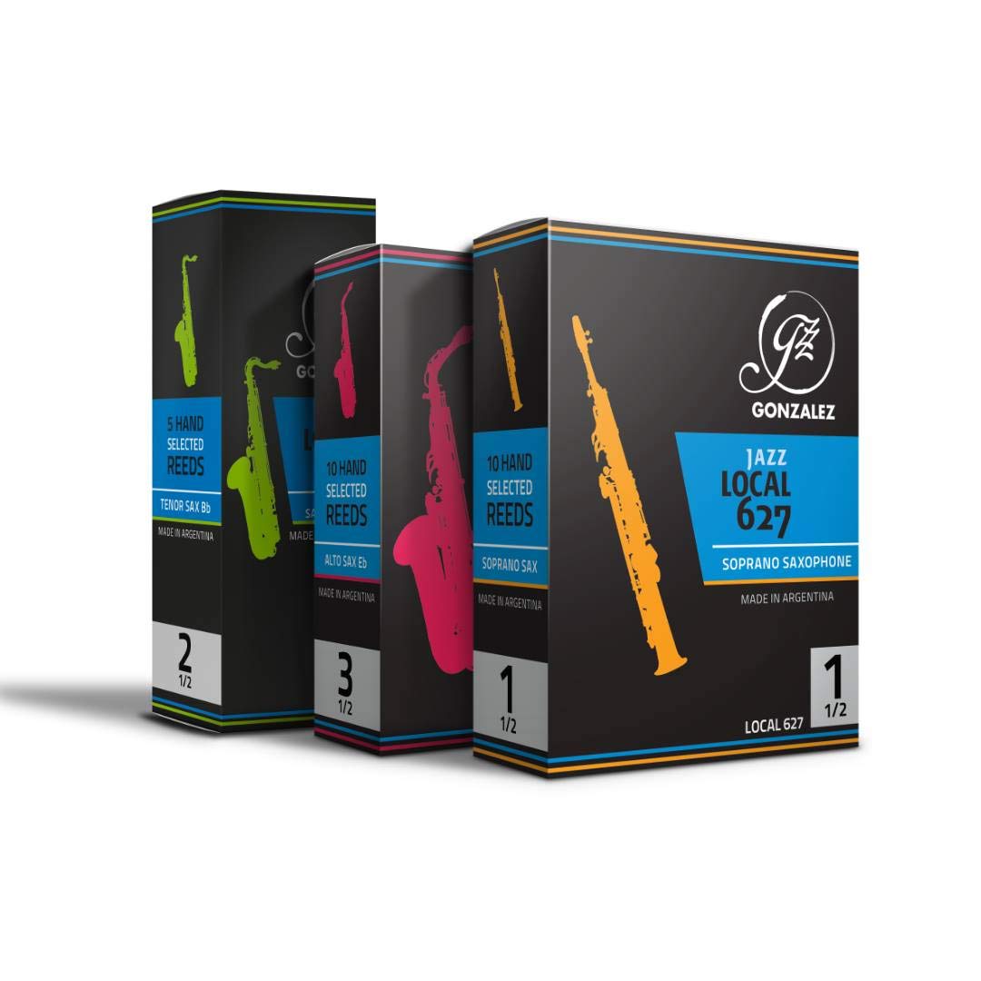 Gonzalez Local 627 Tenor Saxophone Reeds Box Of 5 Strength 2