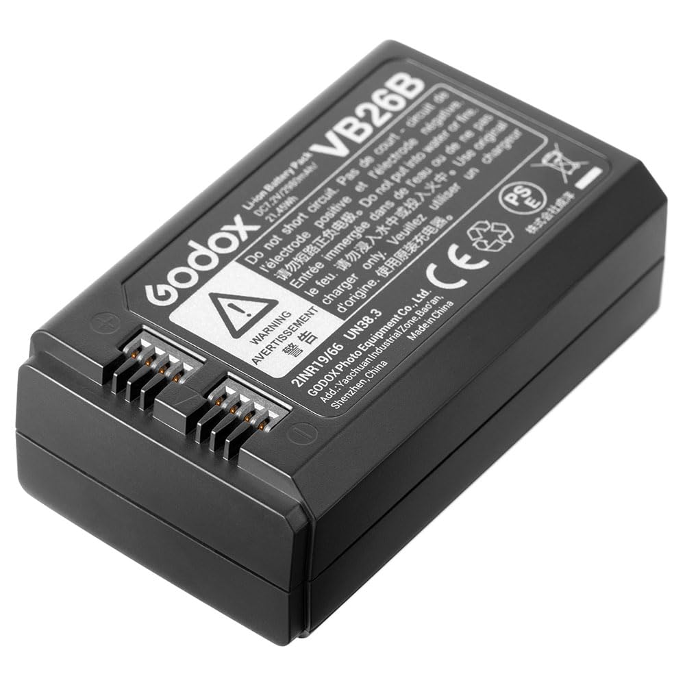 Godox V1 Battery Vb26 Vb26A Vb26B Li Ion Battery V1S V1N V1C V1F V1O V1 Flash And V860Iii V860Iii S V860Iii C V860Iii N V860Iii 