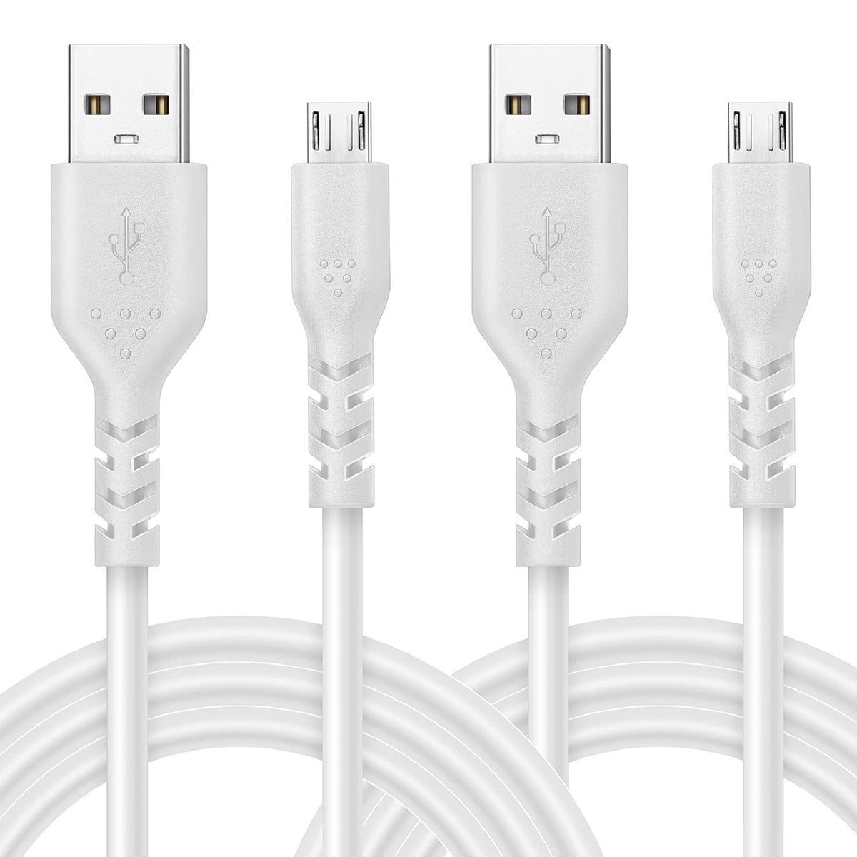 Iseekerkit Micro Usb Charging Cable 15Ft, 2 Pack 15Ft Micro Usb Android Charger Cable Nylon Braided Cord Compatible With Samsung