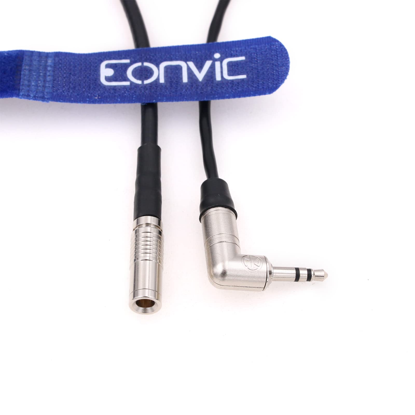 Eonvic Timecode Cable For Canon R5C Tentacle Sync Din1.0/2.3 To 3.5 Mm Trs Right Angle