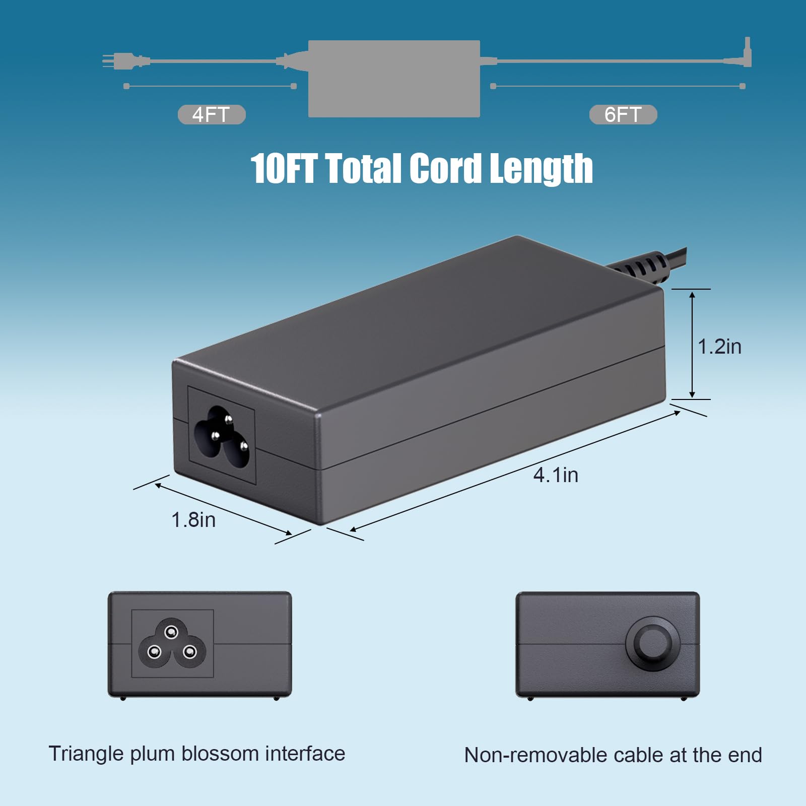65W Ac Charger Fit For Hp Probook 450 G10 G9 430 440 450 455 470 G3 G4 G5 G7 G8 For Probook 640 650 G5 G6 Pavilion X360 11 12 14