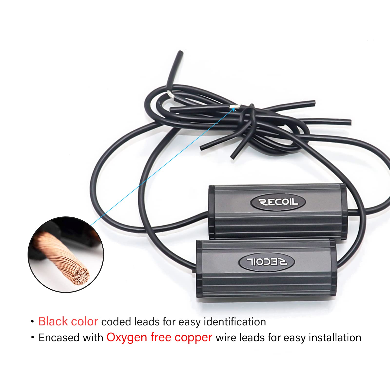 Recoil Bb T Bass Blocks Designed To Protect Car Audio Tweeters, Eliminate Frequencies 0 5.6Khz At 4Ohms, Pair