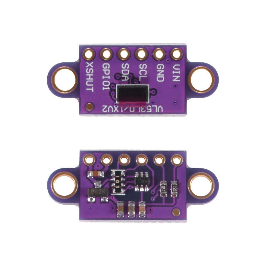 Alamscn Vl53L0X Time Of Flight (Tof) Laser Ranging Sensor Breakout Vl53L0Xv2 Laser Flight Distance Measurement Module I2C Iic Fo