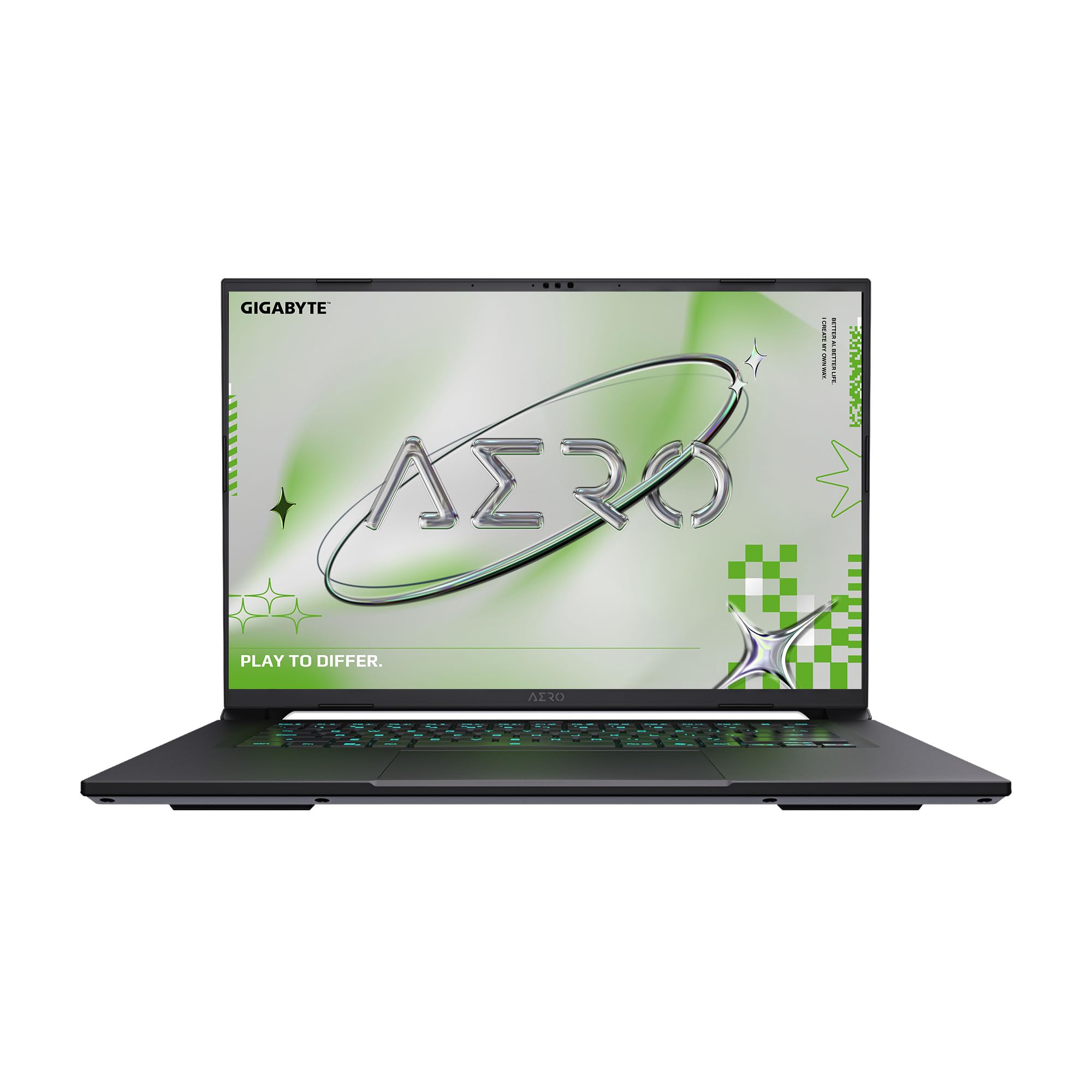 GIGABYTE AERO X16, Copilot+ PC - 165Hz 2560x1600 WQXGA - NVIDIA GeForce RTX 5070 - AMD Ryzen AI 7 350-1TB SSD with 32GB DDR5 RAM