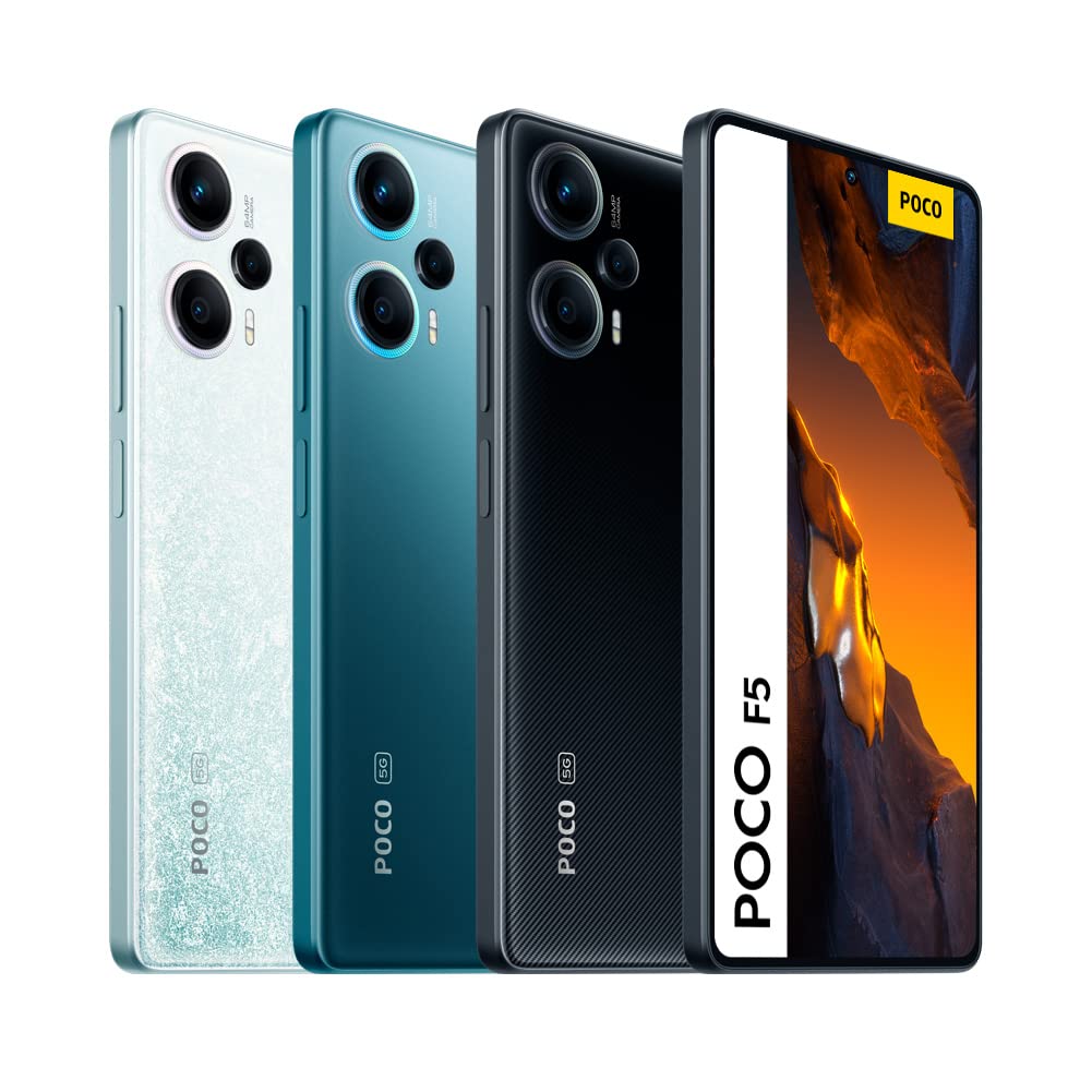 Xiaomi Poco F5 5G + 4G Lte 256Gb + 8Gb Global Version Unlocked 6.67 120Hz 64Mp Cam (Tmobile Mint Tello Metro Usa Market) (Blue G