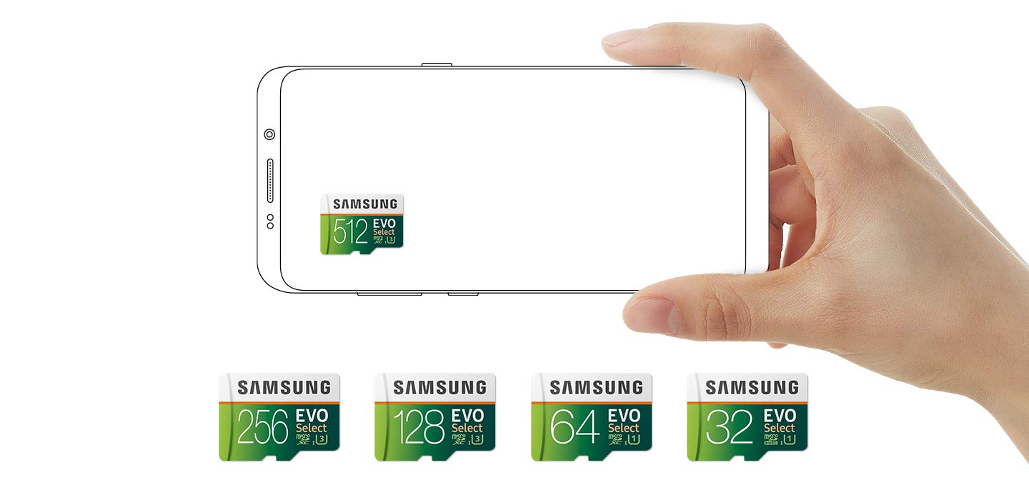 Samsung Electronics Evo Select 256Gb Microsdxc Uhs-I U3 100Mb/S Full Hd & 4K Uhd Memory Card With Adapter (Mb-Me256Ha)