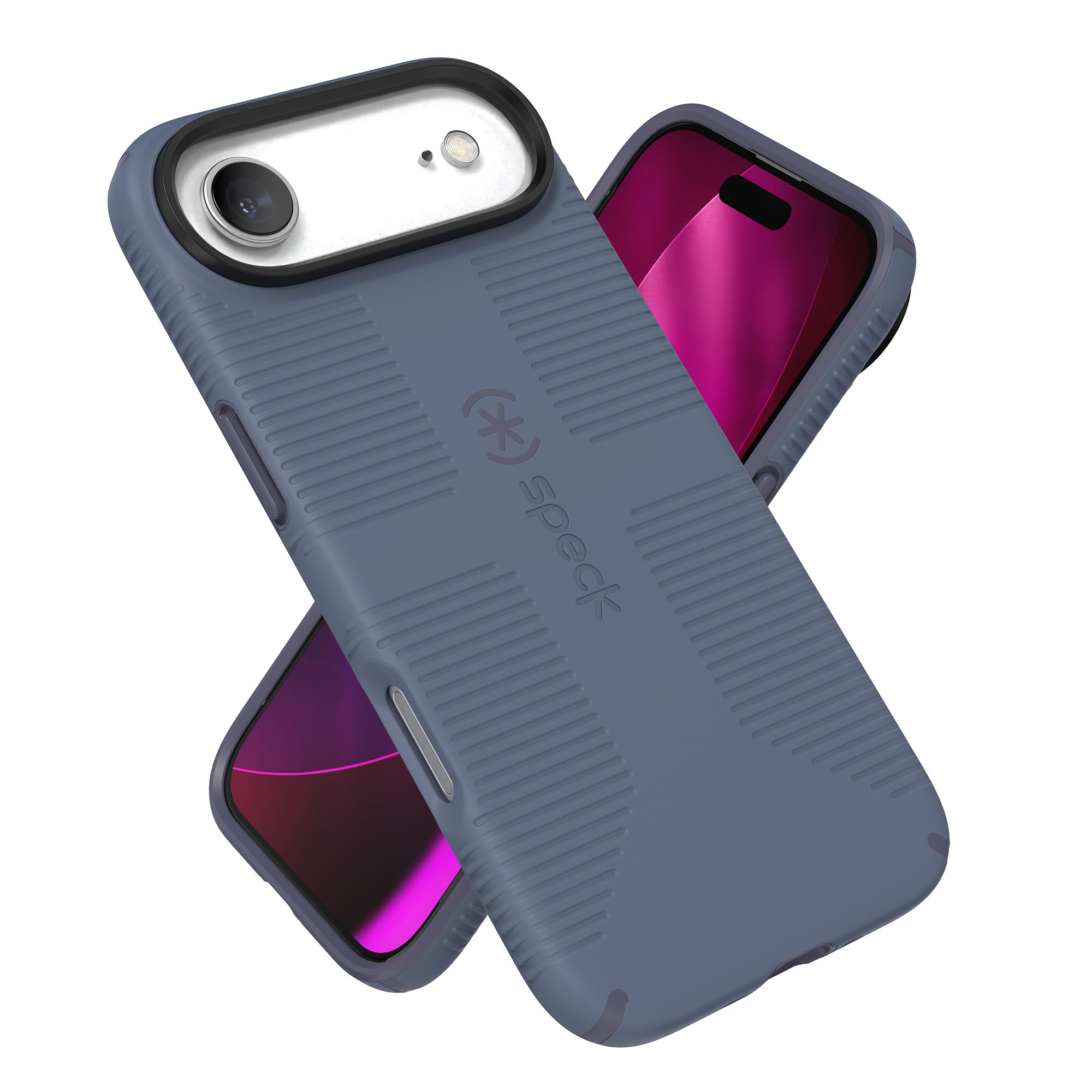 Speck CANDYSHELL Grip +MS Case for iPhone 17 Air - Mystery Blue/Faded Denim | Slim Protective Grip | Drop Protection | MagSafe C