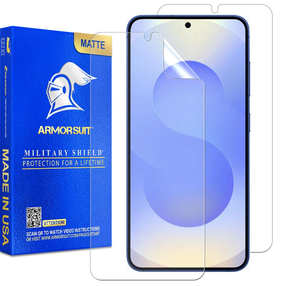 ArmorSuit 2 Pack Paper-Feel Texture Screen Protector for Samsung Galaxy S25 (6.2) Case Friendly MilitaryShield Matte Film - Made