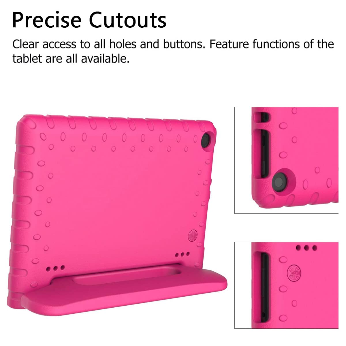 Kids Case For Fire Hd 8 6Th/7Th/8Th Gen (2016/2017/2018 Release) Kids Friendly And Shockproof Case Lightweight Soft Durable Foam