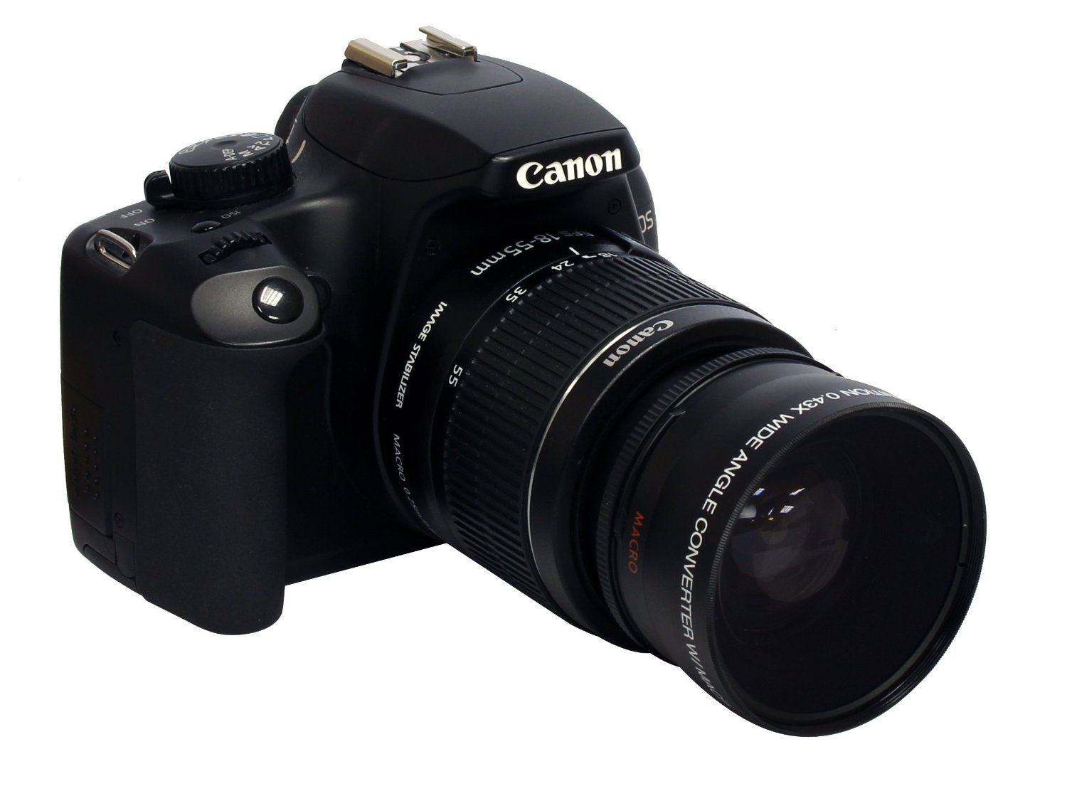 Opteka .43X High Definition Wide Angle With Macro & 2.2X Telephoto Lens Kit For Nikon 18 55Mm, 24Mm, 28Mm, 35Mm, 40Mm, 50Mm, 55