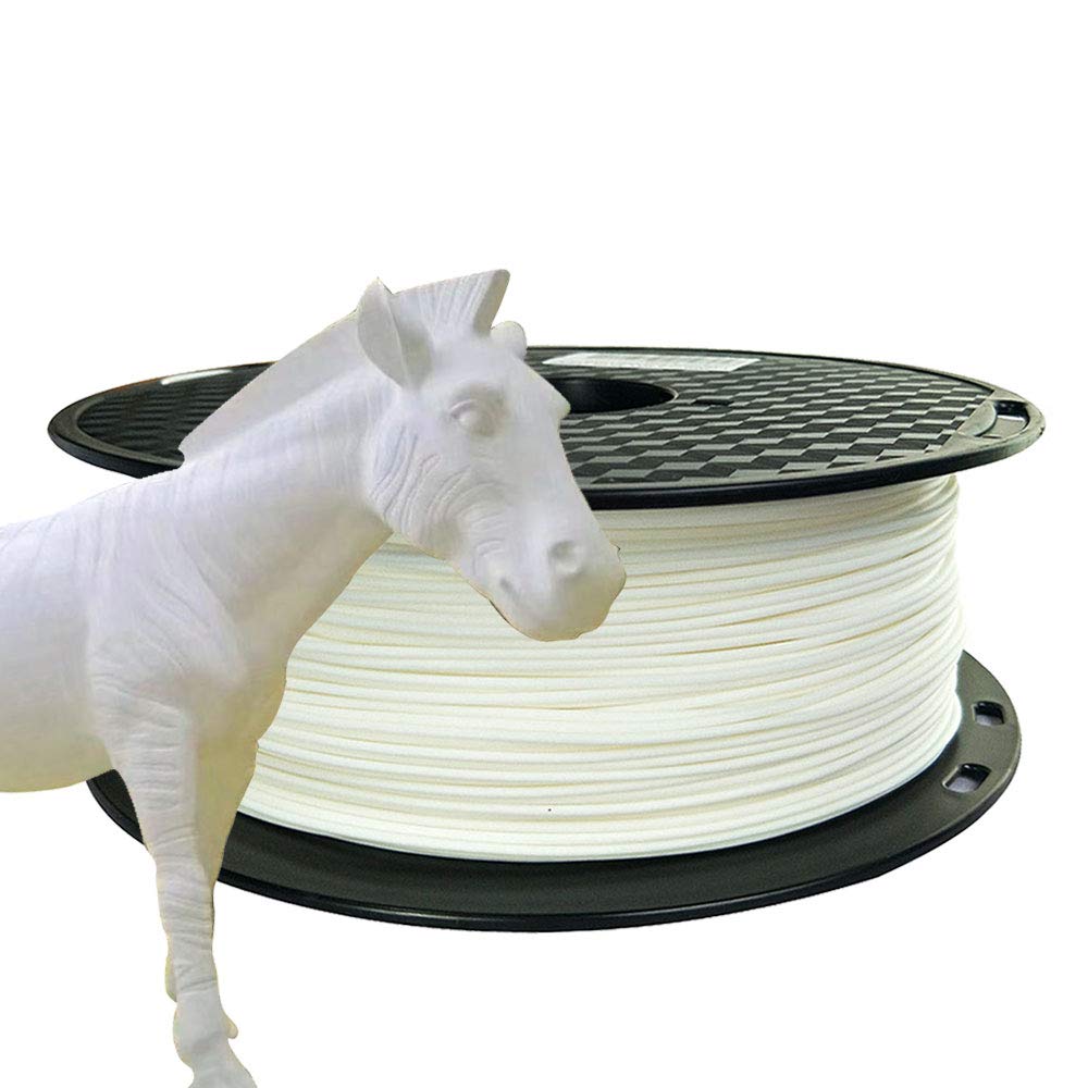 Pla Max Pla + White Pla Filament 1.75 Mm 3D Printer Filament 1Kg 2.2Lbs Spool 3D Printing Material Stronger Than Regular Pla Pro