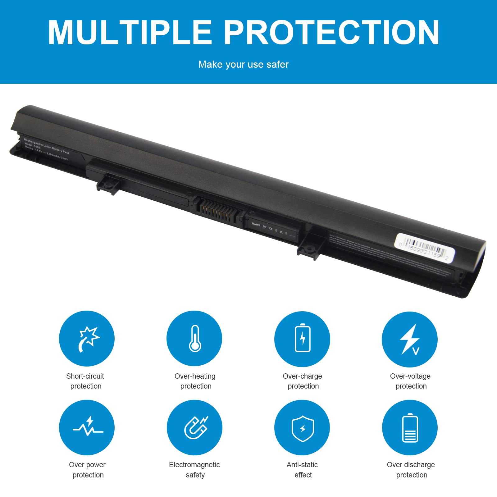 Fancy Buying Pa5195U 1Brs Laptop Battery For Toshiba Satellite C50 C55 C55D C55T L55 L55D L55T Series Pa5184U 1Brs Pa5185U 1Brs