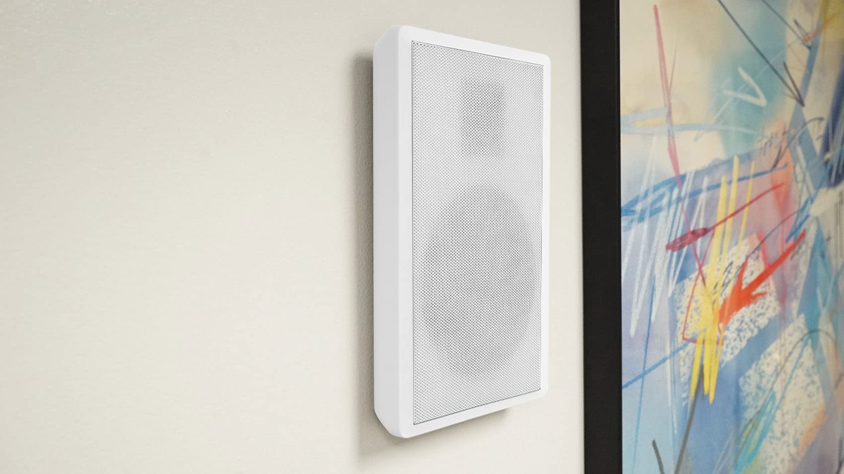 2 Rockville Rockslim White Home Theater 5.25 240W Easy Wall Mount Slim Speakers