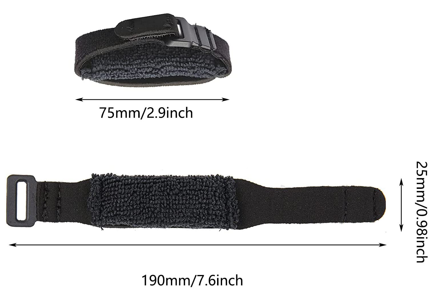 Tuoren 2Pack Guitar String Mute Dampener Noise Reducer Fingerboard Mute Tape Fit For Electric Wood Acoustic Guitar Bass Instrume