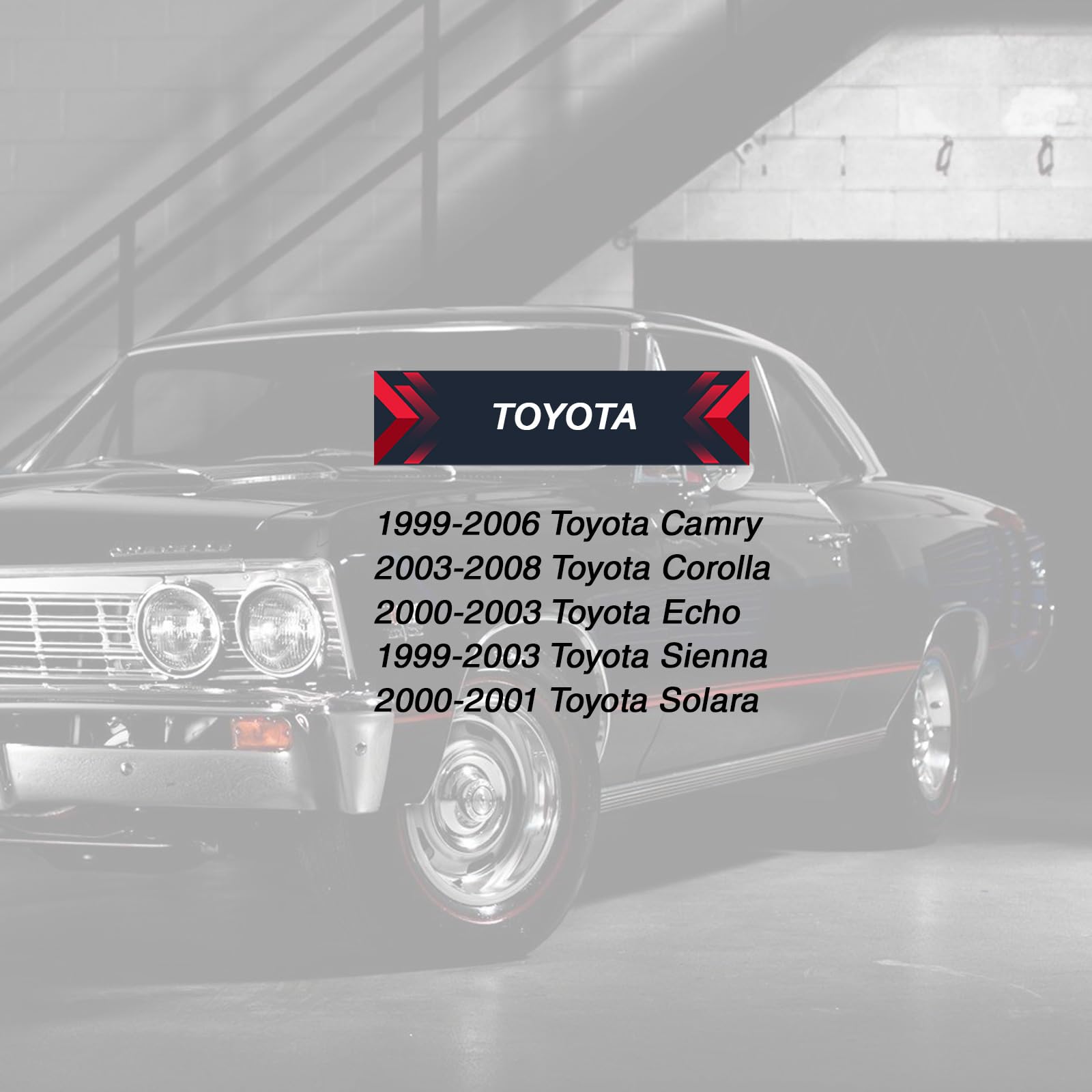 Key Fob Keyless Entry Remote Shell Case & Pad Fits Toyota 1999 2001 Camry / 2003 2008 Corolla / 1998 2003 Sienna / 1999 2003 Sol