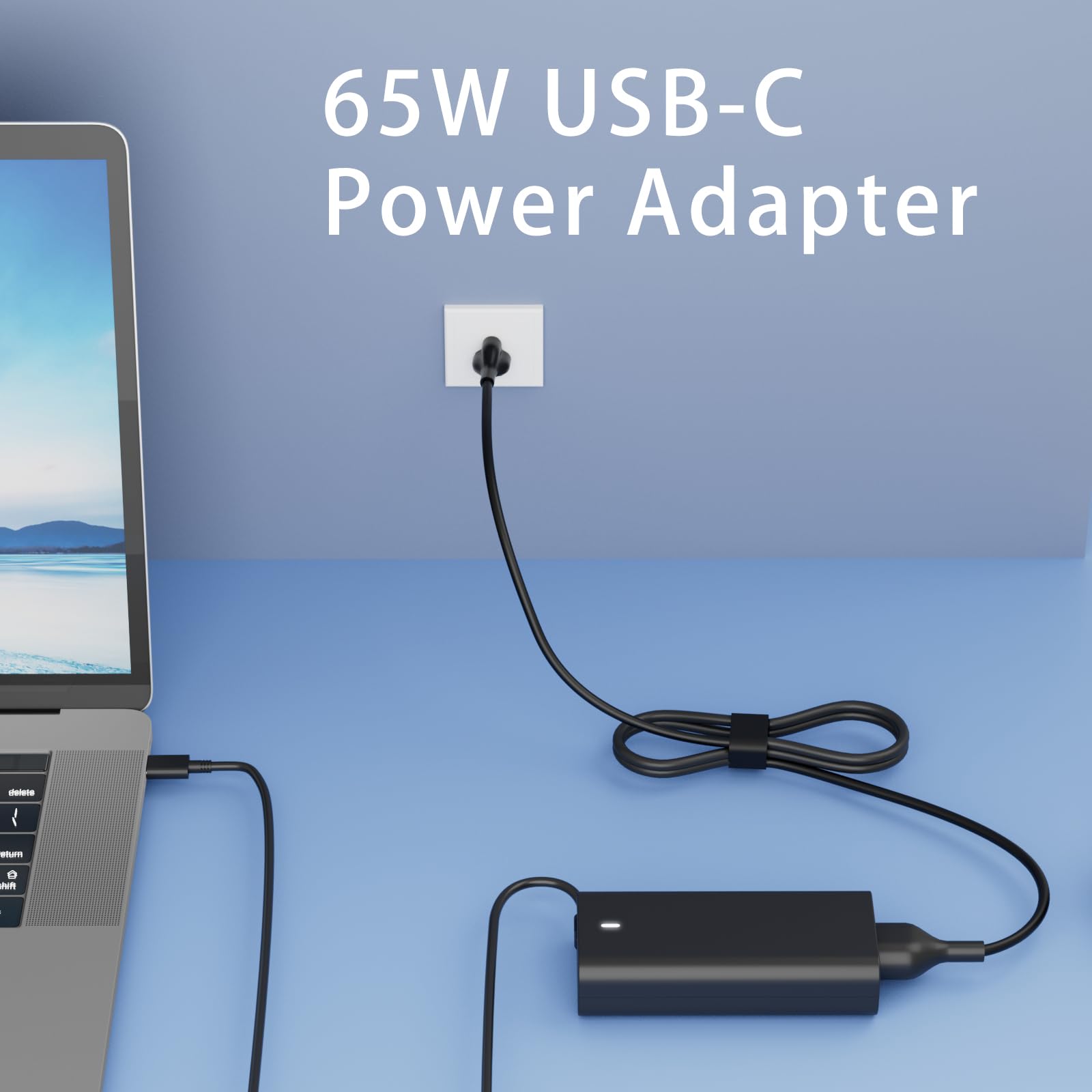 New 65W Usb C Charger For Dell Chromebook 3100 3300 3380 3400 3500 5190 5300 5400 7200 7300 Dell Laptop Charger Ha65Nm190 0Wmdhr