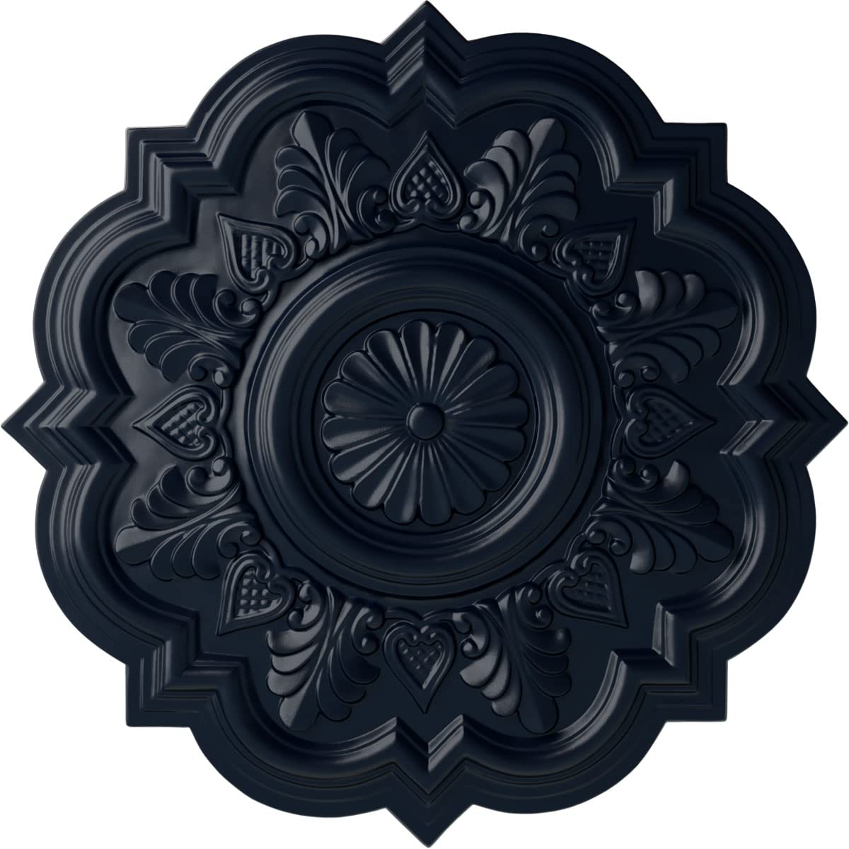 Ekena Millwork CM20DRMDF Deria Ceiling Medallion, Midnight Dream