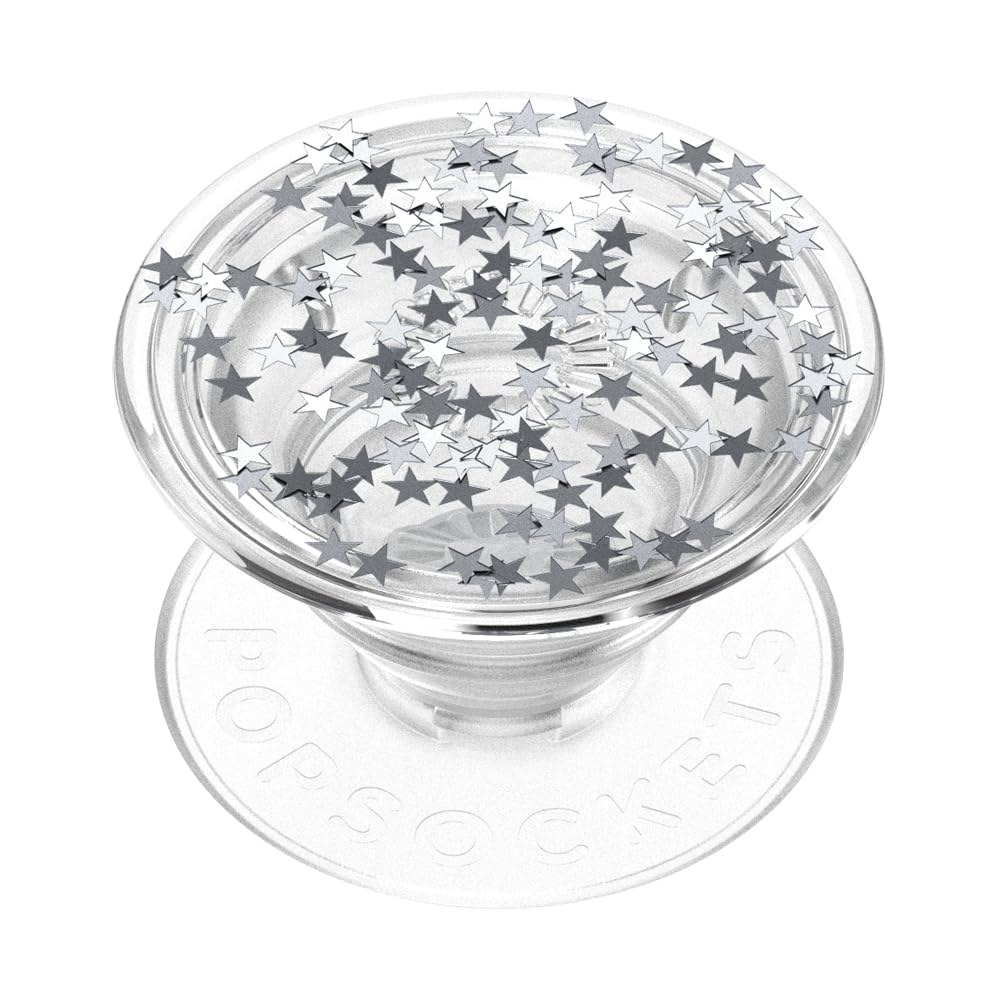 Popsockets Phone Grip With Expanding Kickstand   Glitter Star Fire