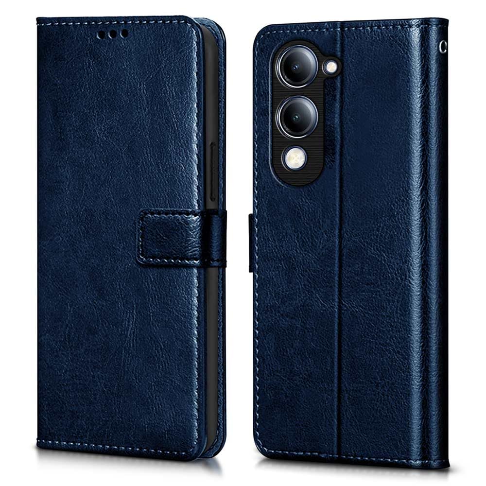 Wow Imagine Shock Proof Flip Cover Back Case Cover For Vivo T4 Lite 5G | Iqoo Z10 Lite 5G | Y04 4G | Y19 5G | Y19E (Flexible | L
