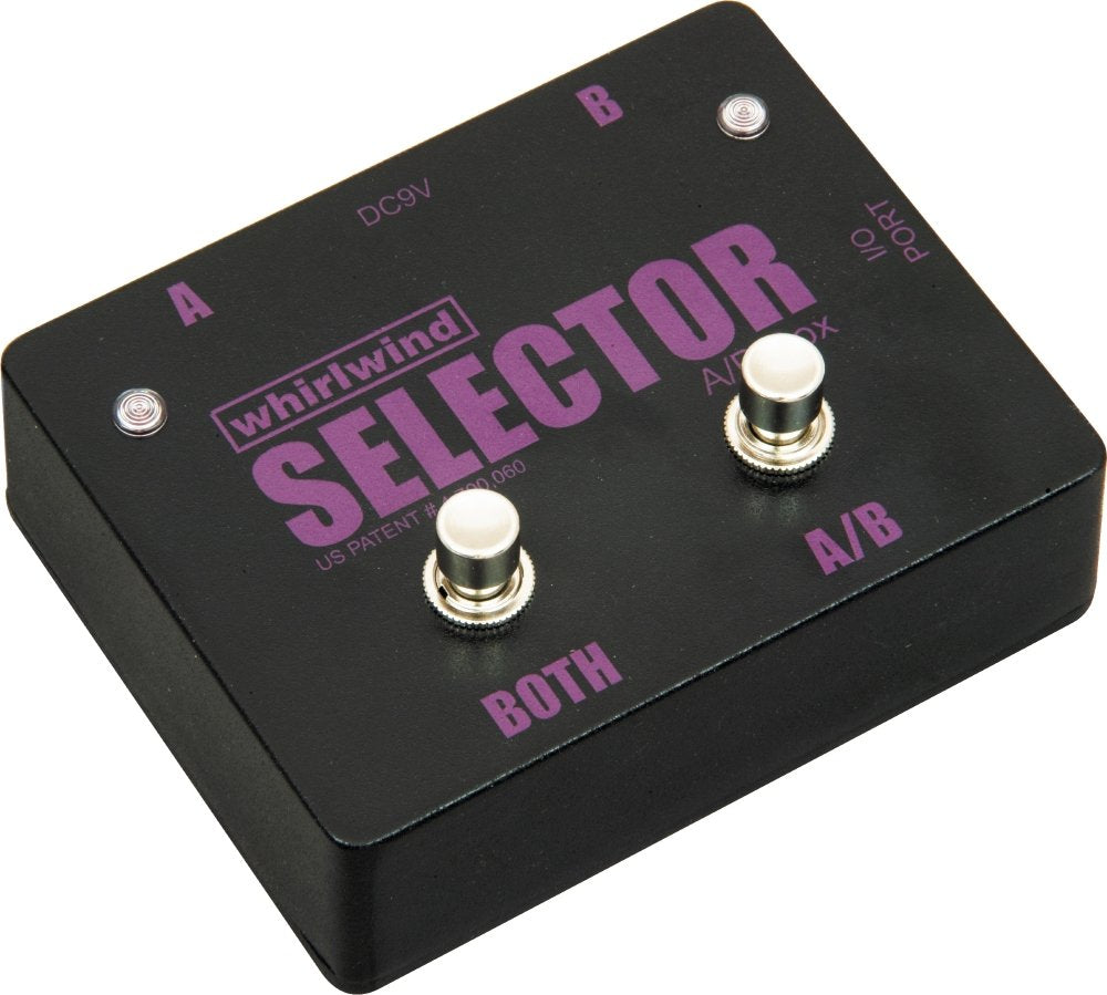 Whirlwind Selector Instrument Switch Channels A And B Or Select Both, 1 Meg Ohm Impedance In/Out