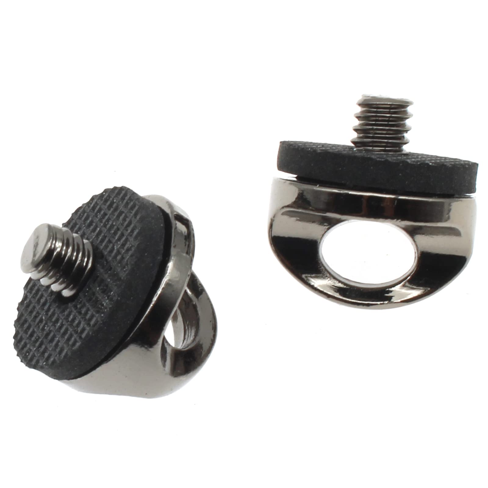 Ozxno 1/4 Thread Camera Neck Strap Screw Holder Zinc Alloy Camera Screw With Rubber Washer 2Pcs