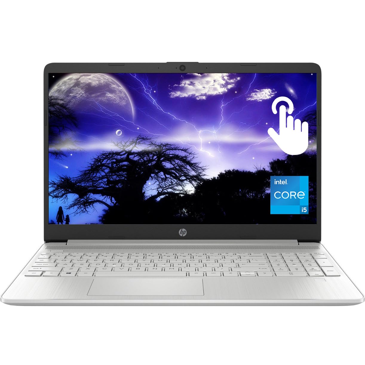 HP 15.6 Touchscreen Flagship HD Laptop for Business, Intel 6 Core i3-1215U up to 4.4GHz (Beat i5-1155G7), 32GB RAM, 1TB NVMe SSD