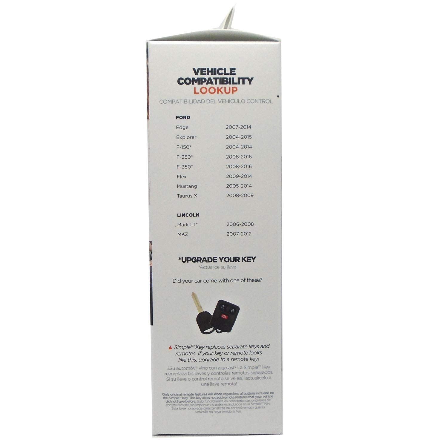 Simple Key, Key Fob And Key Programmer 3 Button Keypads, Key Replacement Remote Kit, Simple Key Programmer For Ford And Lincoln