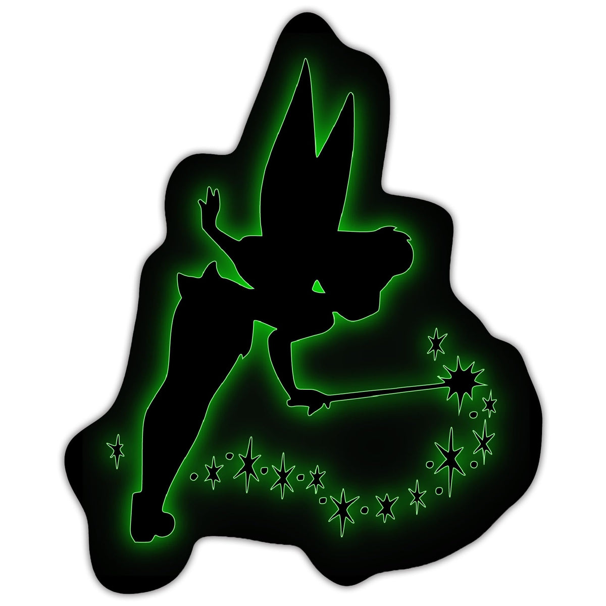 Fairy Spell Fantasy Lore Vinyl Decal Sticker   Peel & Stick Design   Cars, Trucks, Vans, Walls, Laptops, Cups   5.5 Inches Black