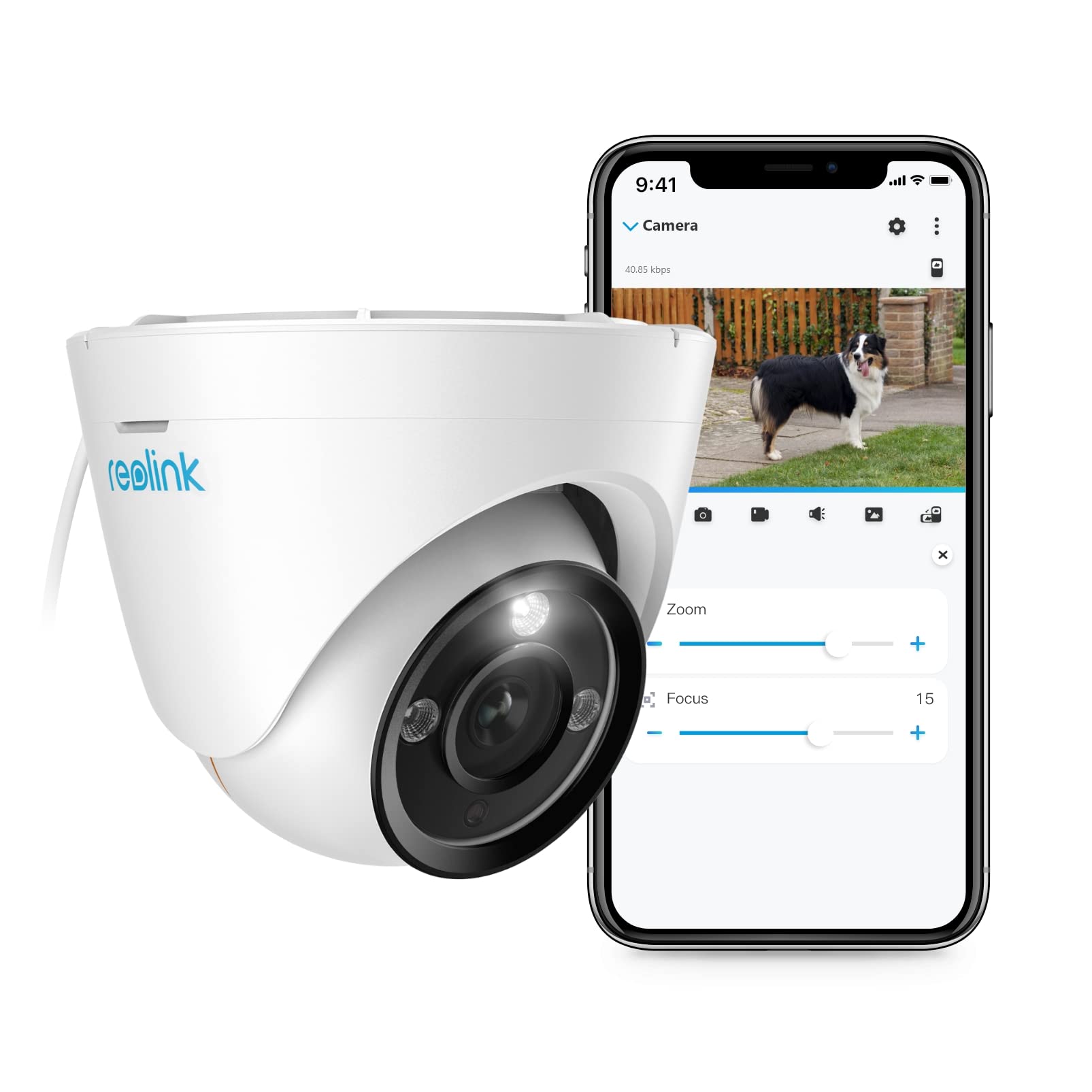 Reolink 4K Poe Security Ip Camera, Turret Camera Outdoor With 3X Optical Zoom, 2.8Mm 8Mm Lens, 110 Degree Wide View, 100Ft Color