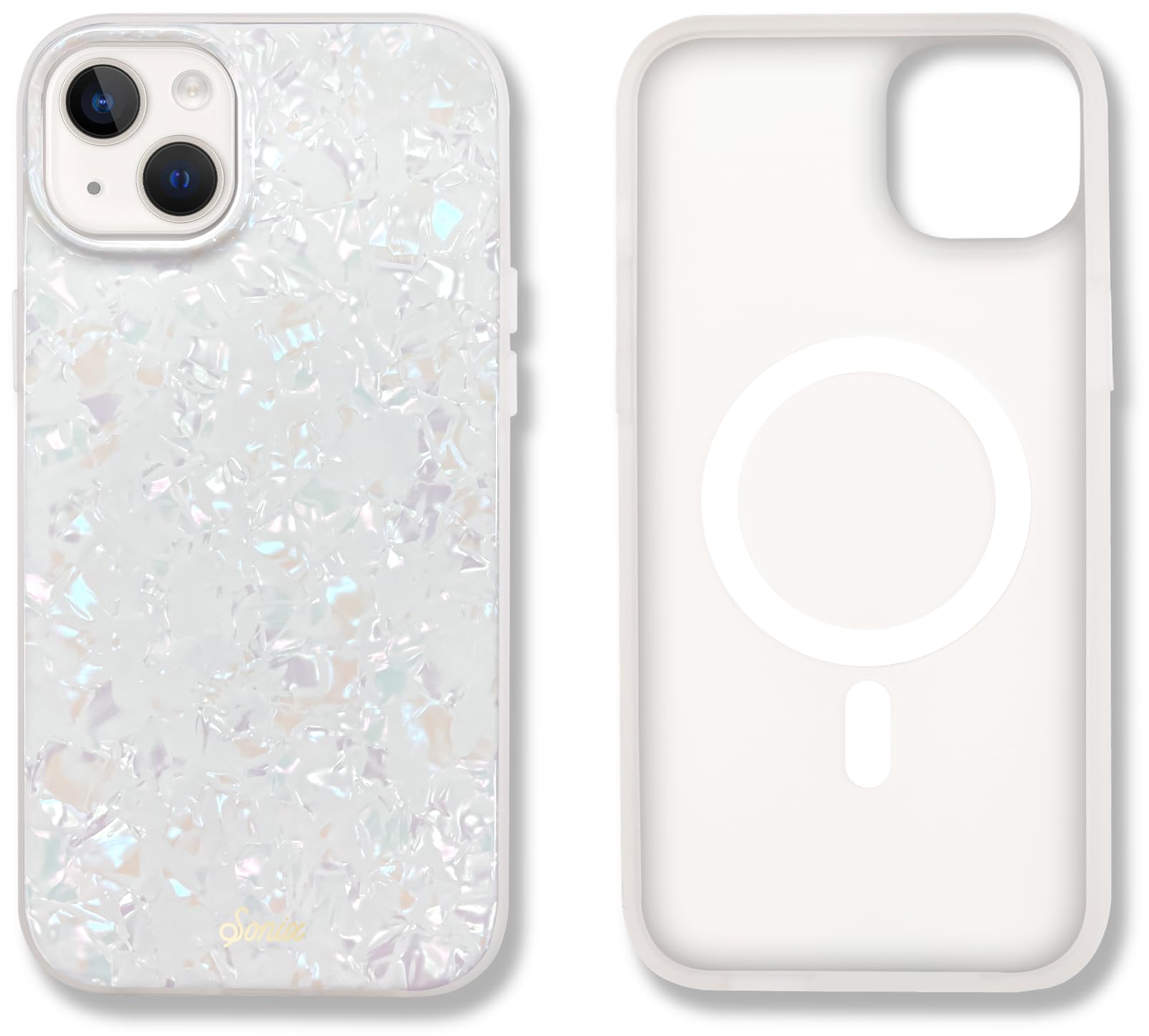Sonix Case For Iphone 15 Plus, Iphone 14 Plus | Compatible With Magsafe | 10Ft Drop Tested | Pearl Tort Marble