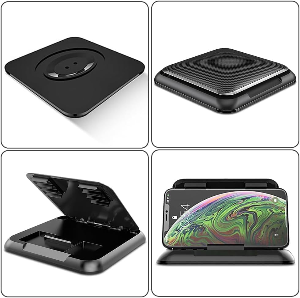 Universal Car Phone Holder & Dashboard Mount - Anti-Slip Phone Cradle Pad For Iphone, Samsung, Android & All Smartphones - Secur