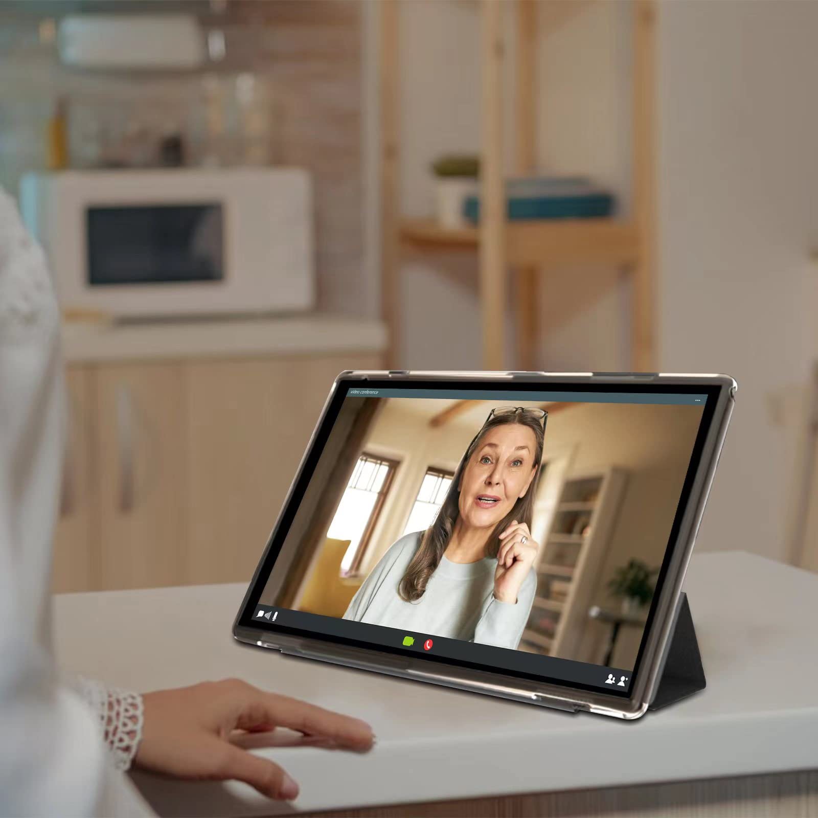 Novojoy Tablet 10 Inch Tablet With Case Screen Flim Stylus, Android 11 Tablets, 32Gb Rom 2Gb Ram, Quad Core Processor, 6000Mah B