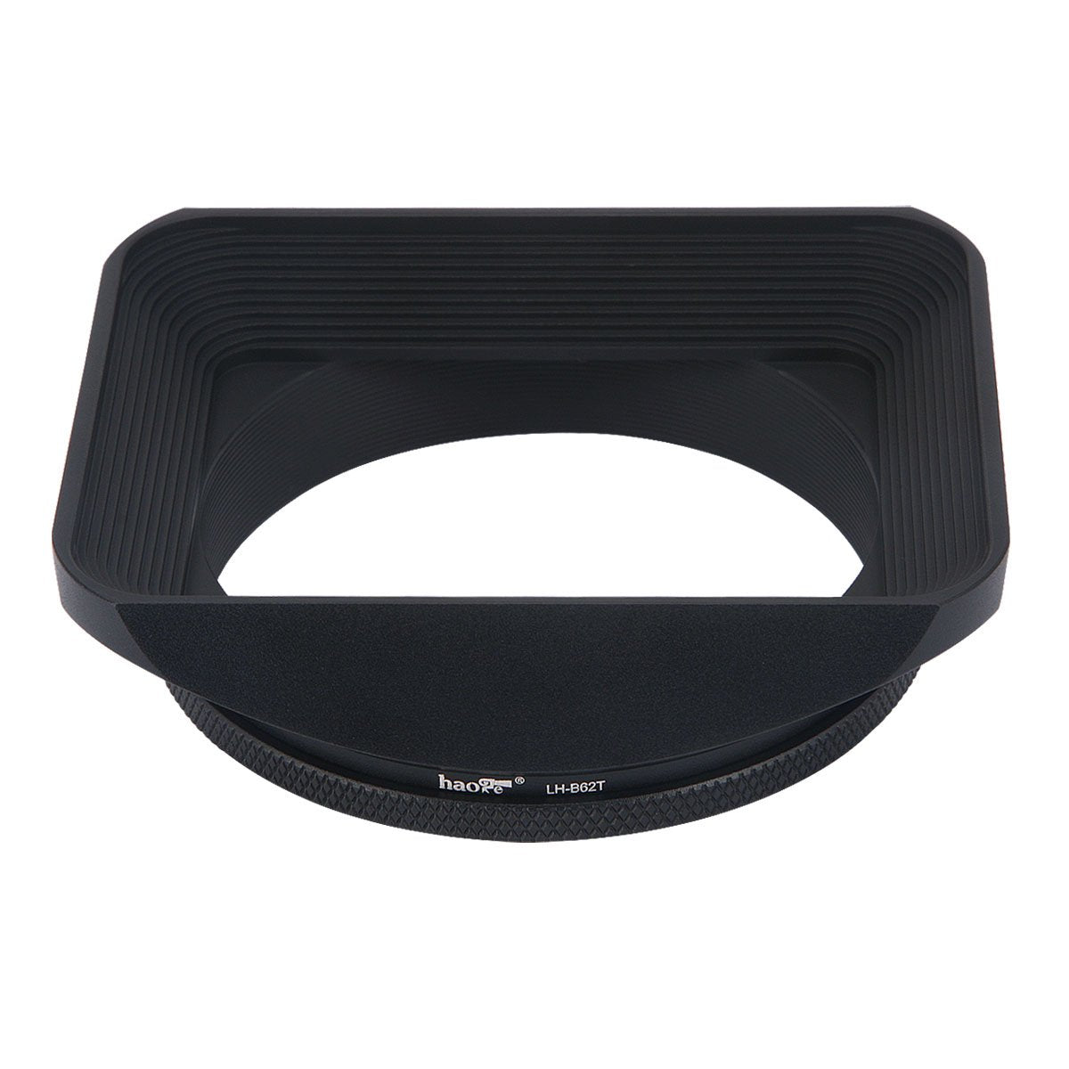 Haoge 62Mm Square Metal Screw In Mount Lens Hood Shade With Cap For 62Mm Canon Nikon Sony Leica Leitz Carl Zeiss Voigtlander Nikkor Panasonic Fujifilm Olympus Lens And Other 62Mm Filter Thread Lens