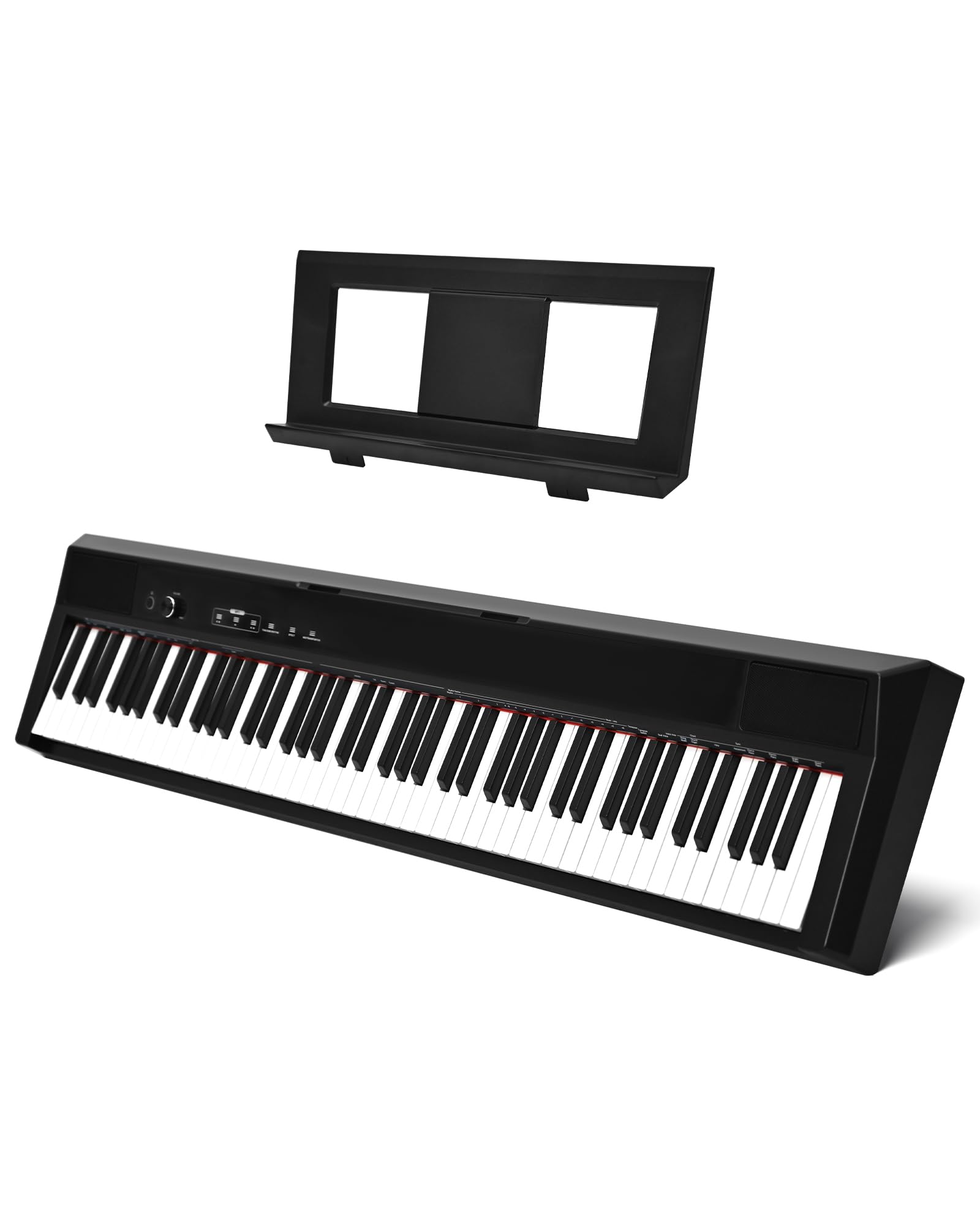 KEYIVOX S-200 Beginner Keyboard Piano - 88 Key Full-Size Weighted Digital Piano, Portable Electric Piano with Sustain Pedal, Pow