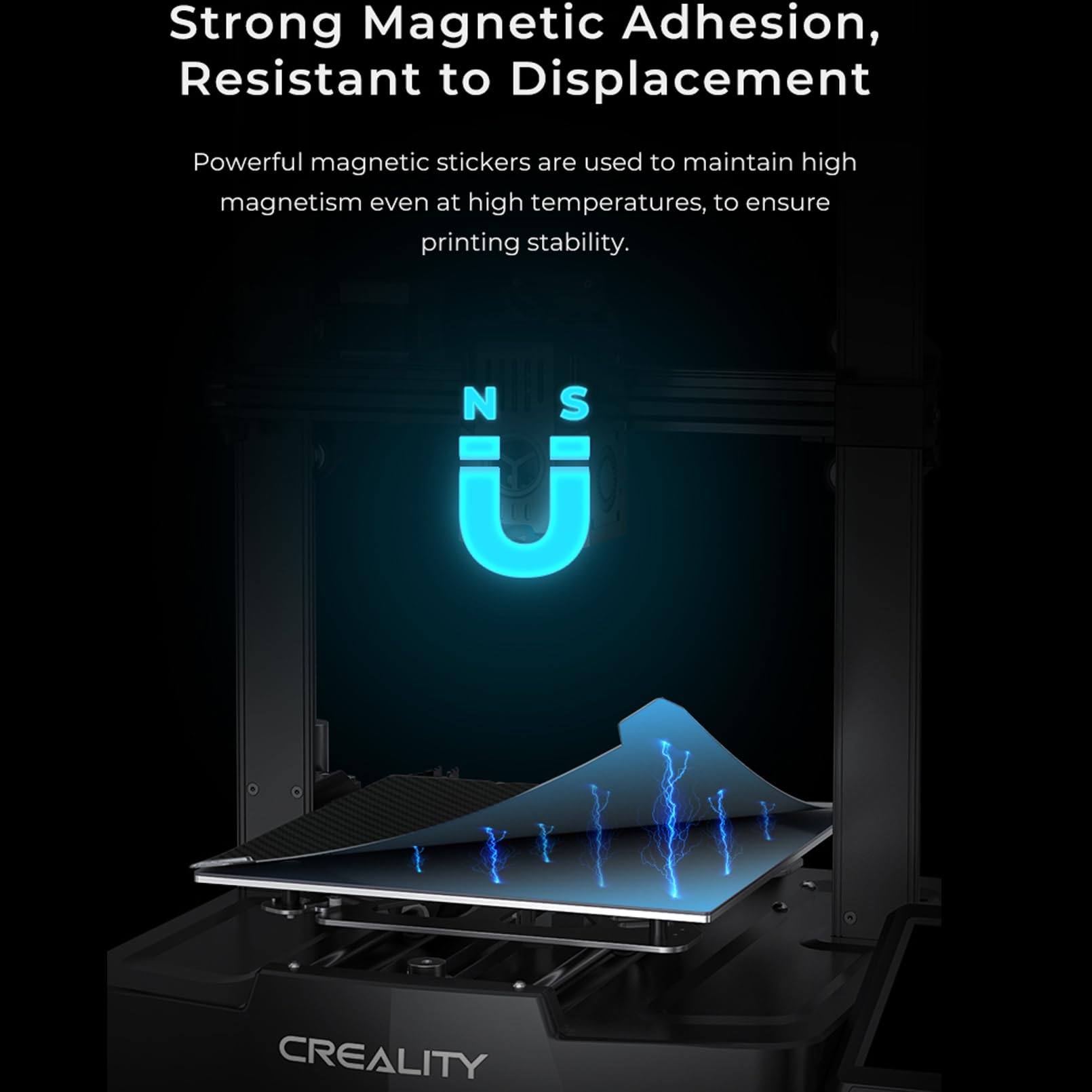 Creality Double Sided Pei + Pet Build Plate For K1, Ender 3 V3, 3D Printer Flexible Spring Steel Build Plate Glossy Pet + Matte