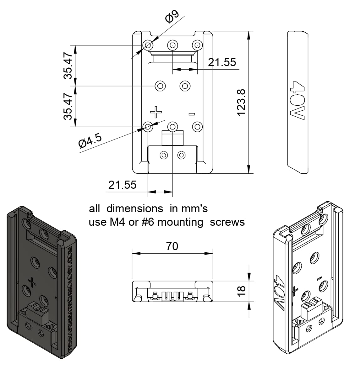 10Awg Adapter For 40V Ryobi Lithium Ion Battery Dock Power Connector Wire Robotics