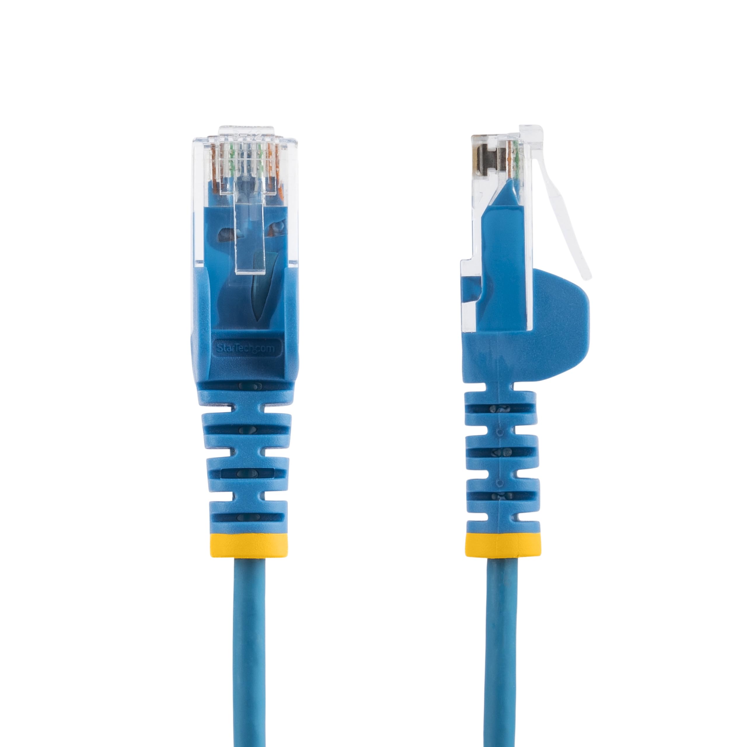 Startech.Com 10 Ft Cat6 Cable   Slim Cat6 Patch Cord   Blue Snagless Rj45 Connectors   Gigabit Ethernet Cable   28 Awg   Lszh (N