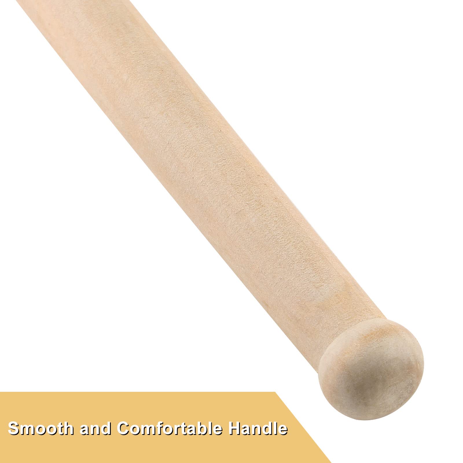 Jiozermi 2 Pcs Drum Mallet 12.8 Inches Length, Hard Foam Rubber Drum Stick, Anti Slip Bass Percussion Sticks, Instrument Band Ac