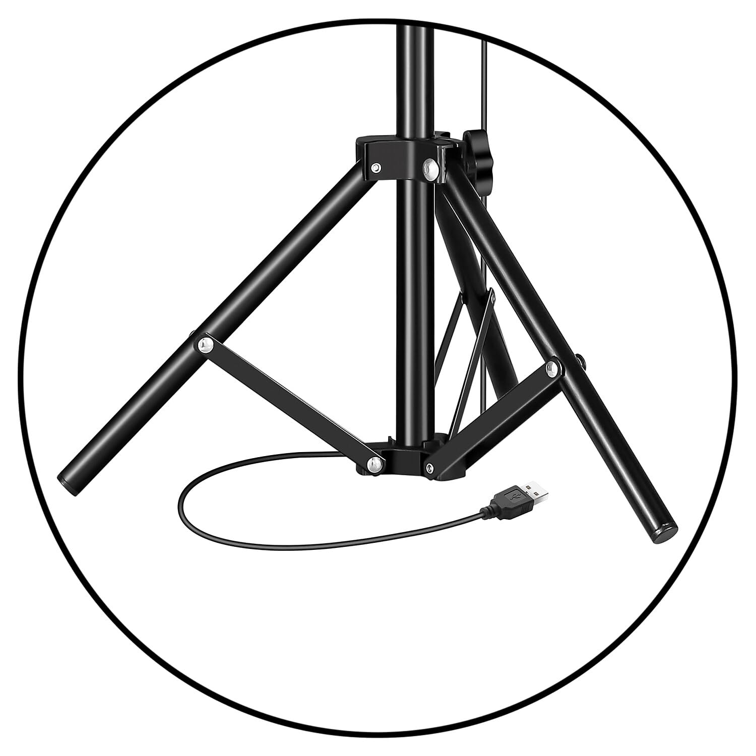 Supersonic Sc 2410Sr Selfie Ring Light With Tripod Stand And Cell Phone Holder For Live Stream/Makeup With Dimmable Led Lighting