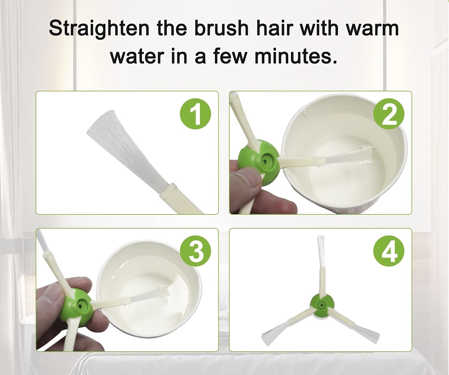 Replacement Parts For Irobot Roomba I3+ I4+ Evo I7+ J7 J7+ I6 Plus E5 E6,I & J Series Vacuum Cleaner Accessories,2 Set Rubber Br