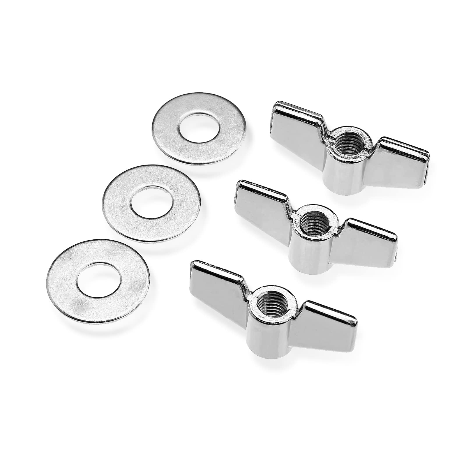 Cheerock 21 Pcs Cymbals Replacement Accessories Cymbal Stand Felts Hi Hat Clutch Felt Cup With Sleeves, Base Wing Nuts And Washe