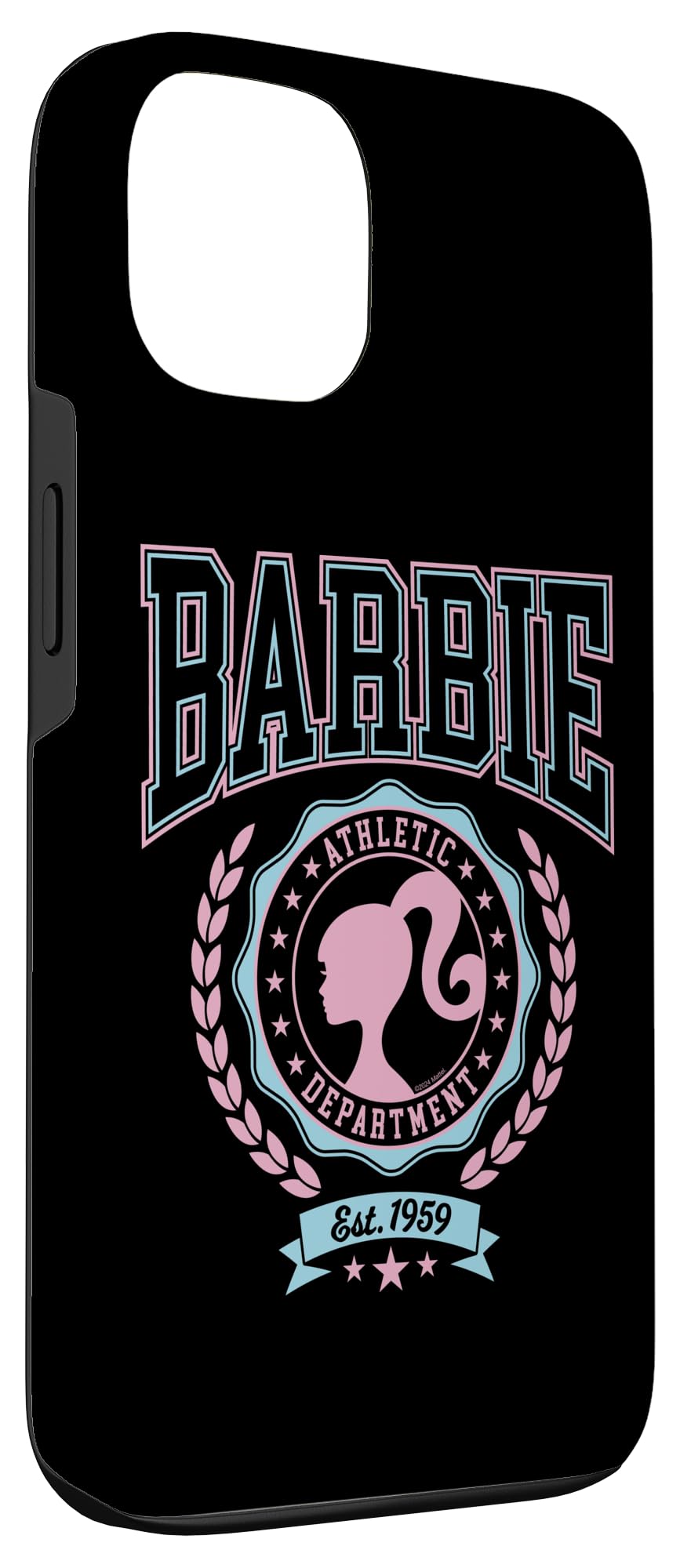 Iphone 13 Barbie   Varsity Athletic Department Silhouette Logo Case