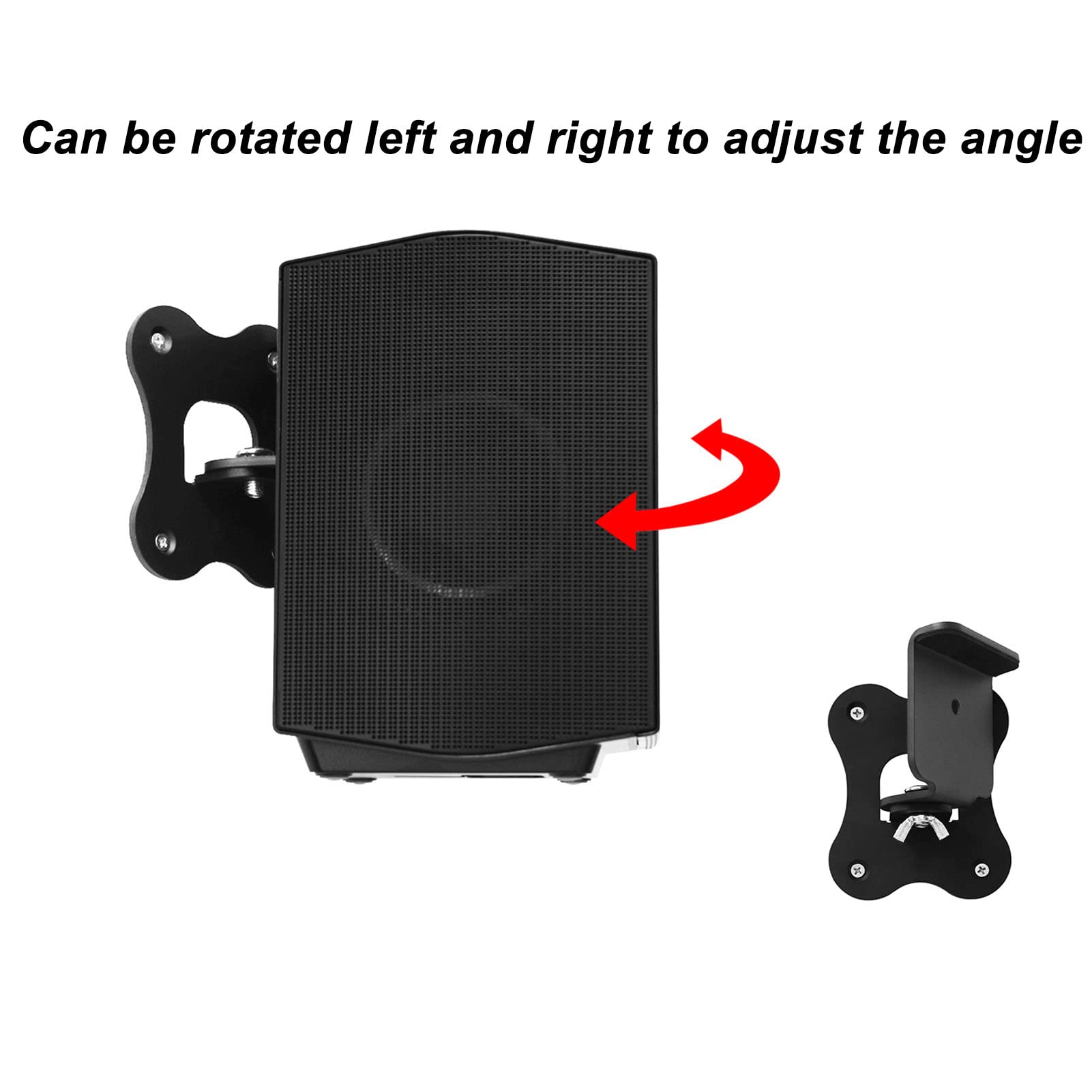 Gowenic Speaker Wall Mount Brackets For Samsung Hw Q930B Hw Q930C Hw Q990B Hw Q990C Sx Q990B Surround Sound Speakers, Metal Wall