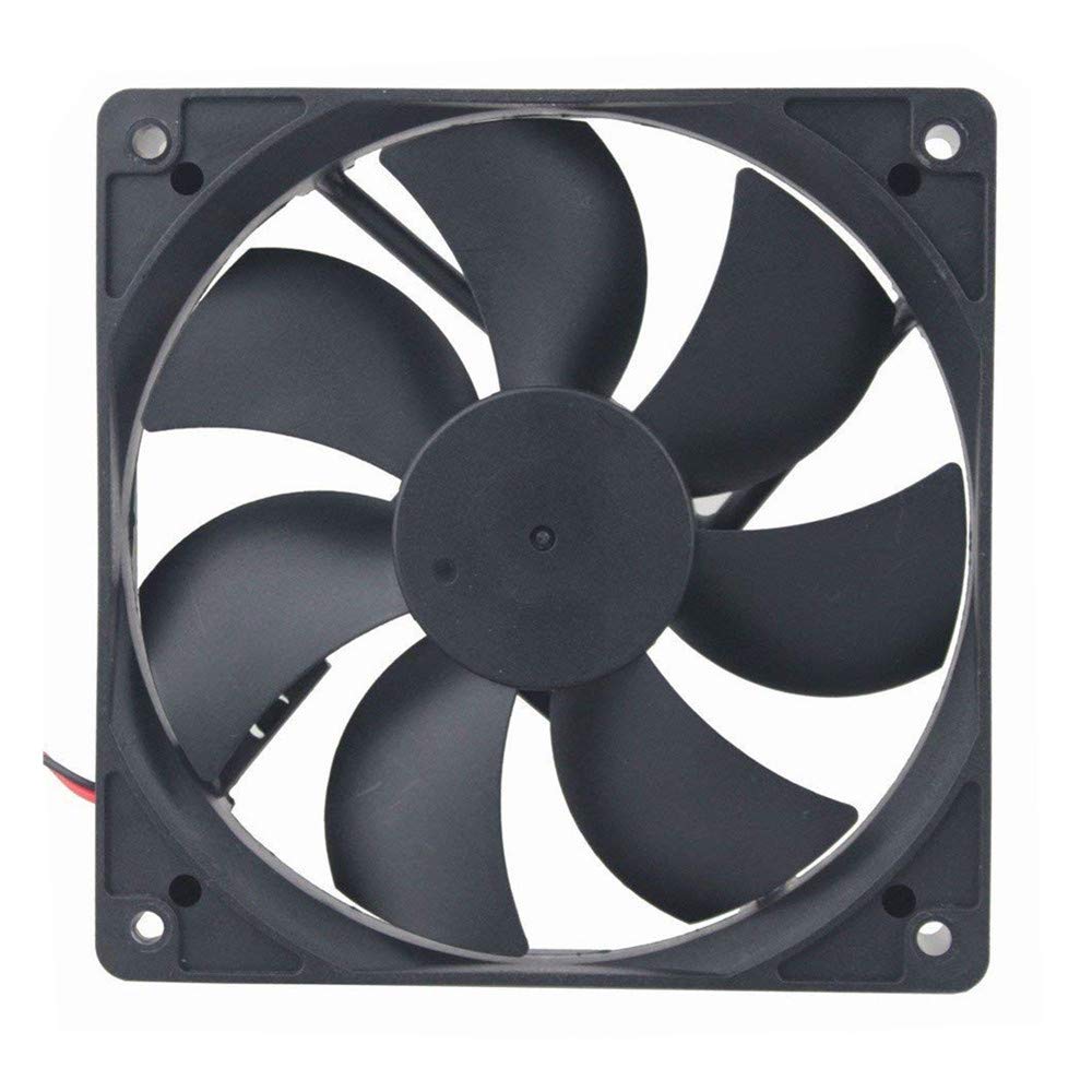 Aisibo Dc Cooling Fan Brushless Fan Computer Fan Case 5 Inch Ball Bearing Exhaust Fan 12025 120Mmx120Mm X25Mm (Dc12V 0.33A)
