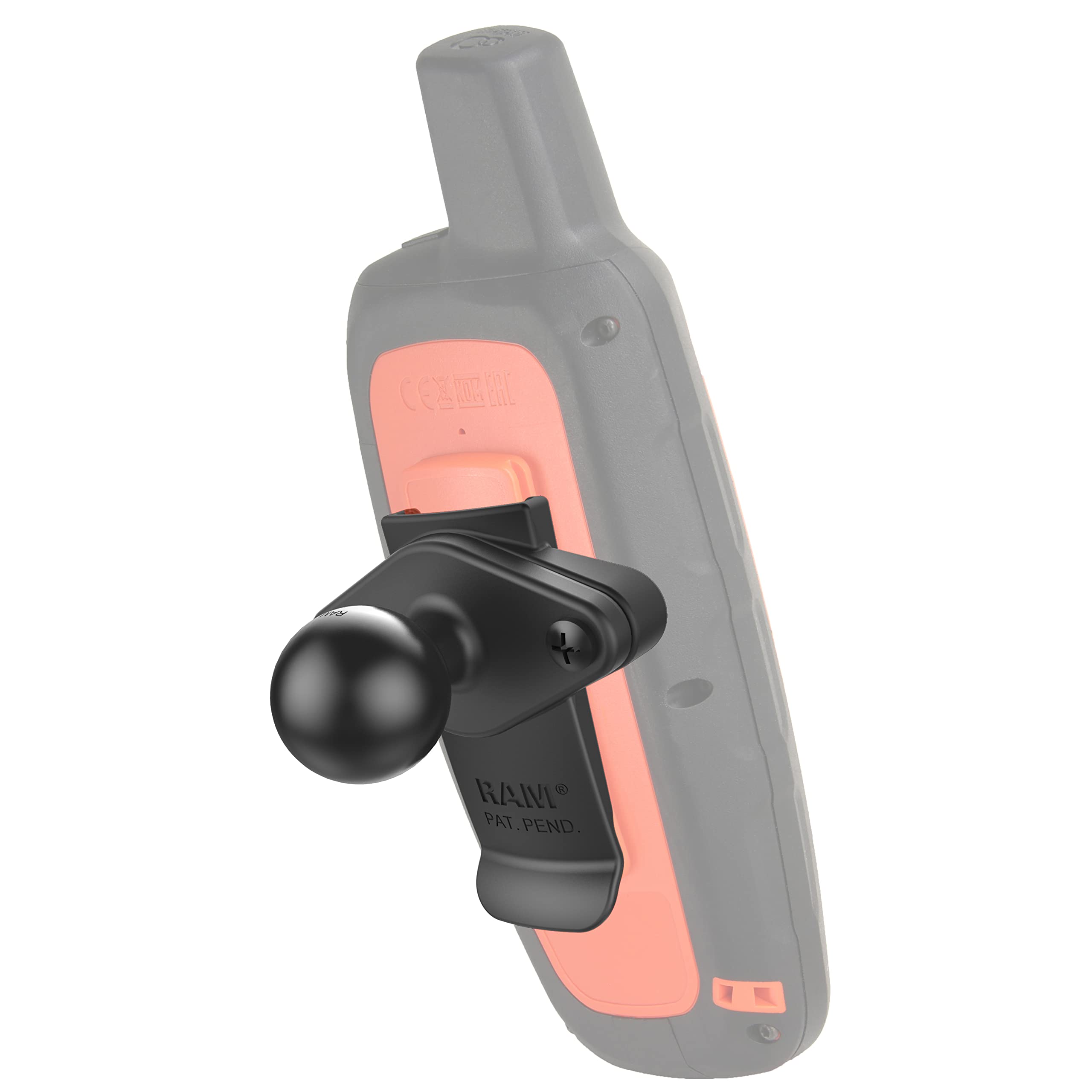 RAM Mounts Spine Clip Holder with Ball for Garmin Handheld Devices RAMB202GA76U with B Size 1 Ball