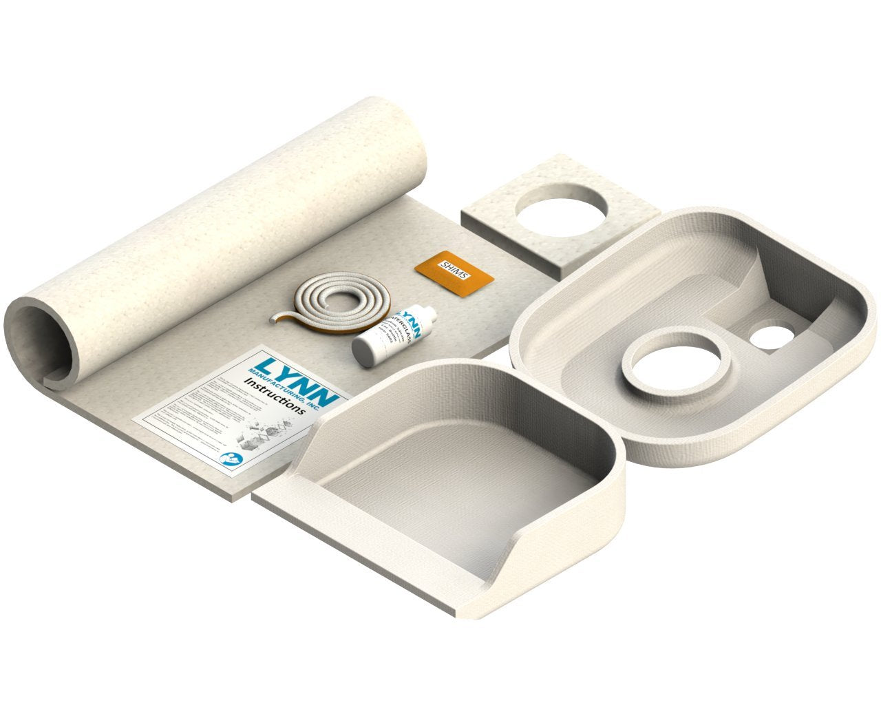 Lynn Manufacturing Replacement Combustion Chamber Kit, Weil Mclain Wtgo, Wgo, Sgo, 386 700 355, 1072