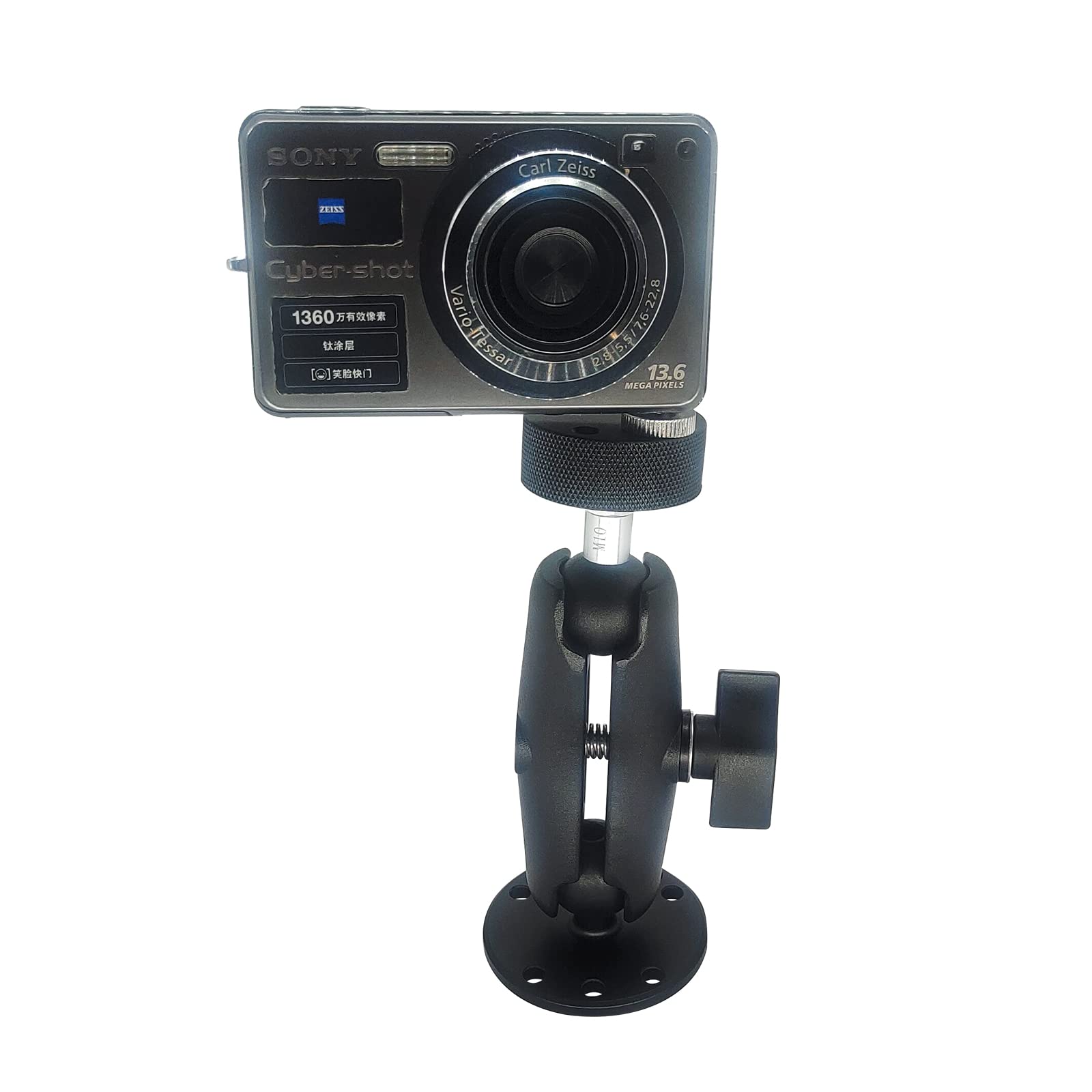 1 Inch Ball Mount Set Connecting Arm Combined Bracket Compatible With Ram Mount,Suitable For Cars, Motorcycles, Bicycles Phone H