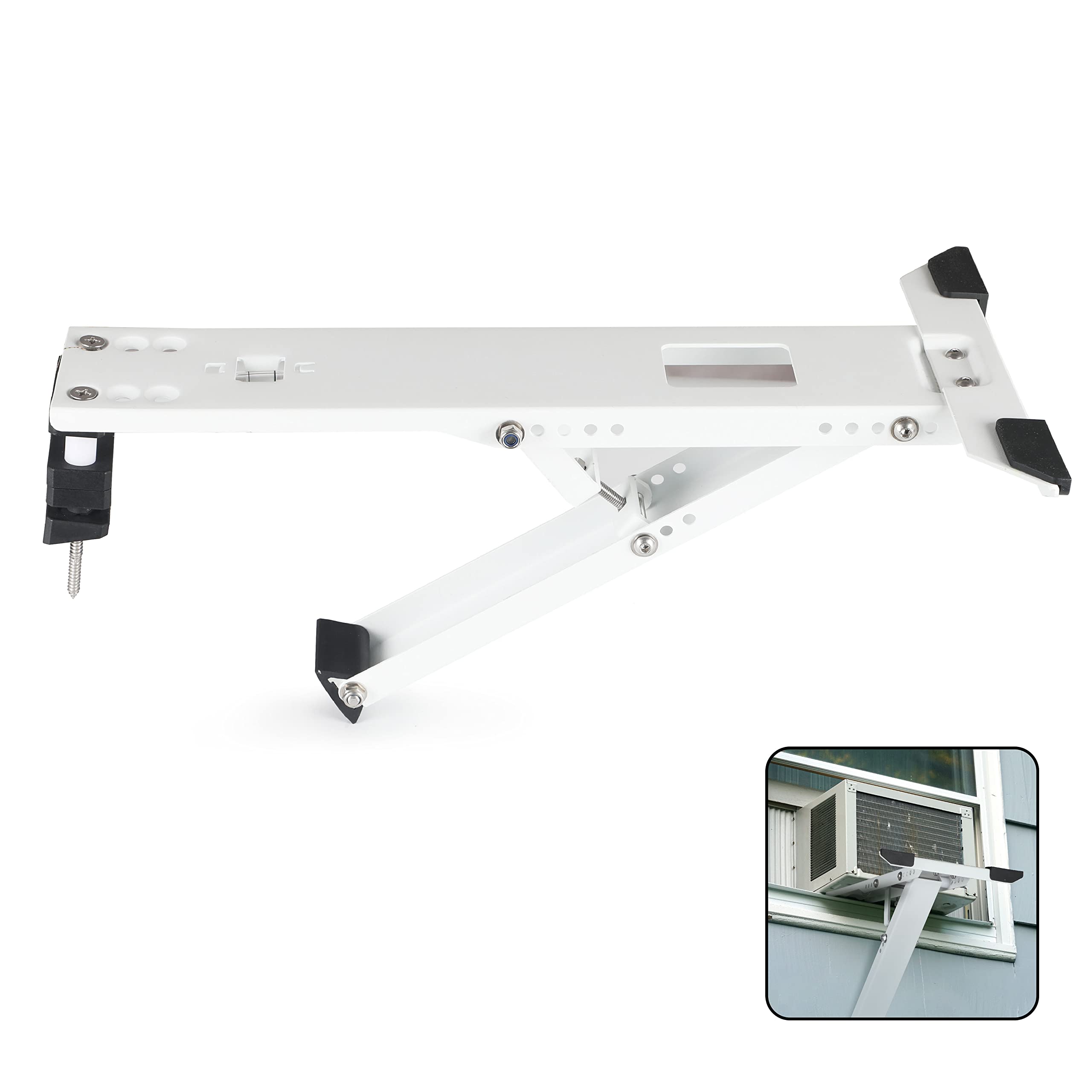 Anymount Air Conditioner Support Bracket For Outdoor Window Ac, Ac Window Bracket Supports Up To 12,000 Btu & 165 Lbs., Heavy Du