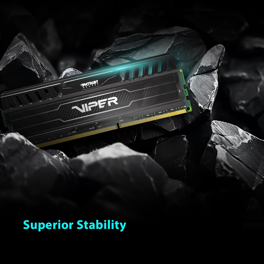 Patriot Viper 3 Ddr3 Ram 16Gb (2X8Gb) 1600Mhz Cl10 1.5V Udimm Desktop Gaming Memory Kit Compatible With Xmp   Pv316G160C0K