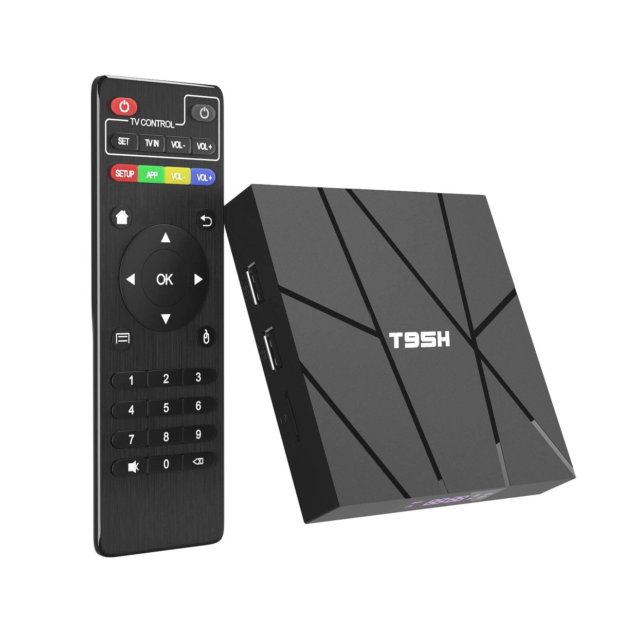 Android Tv Box 10.0, 1Gb Ram 8Gb Android Box Allwinner H616 Quad-Core Smart Box, Support 6K, H.265, 3D, 2.4G Wifi,10/100M Ethernet